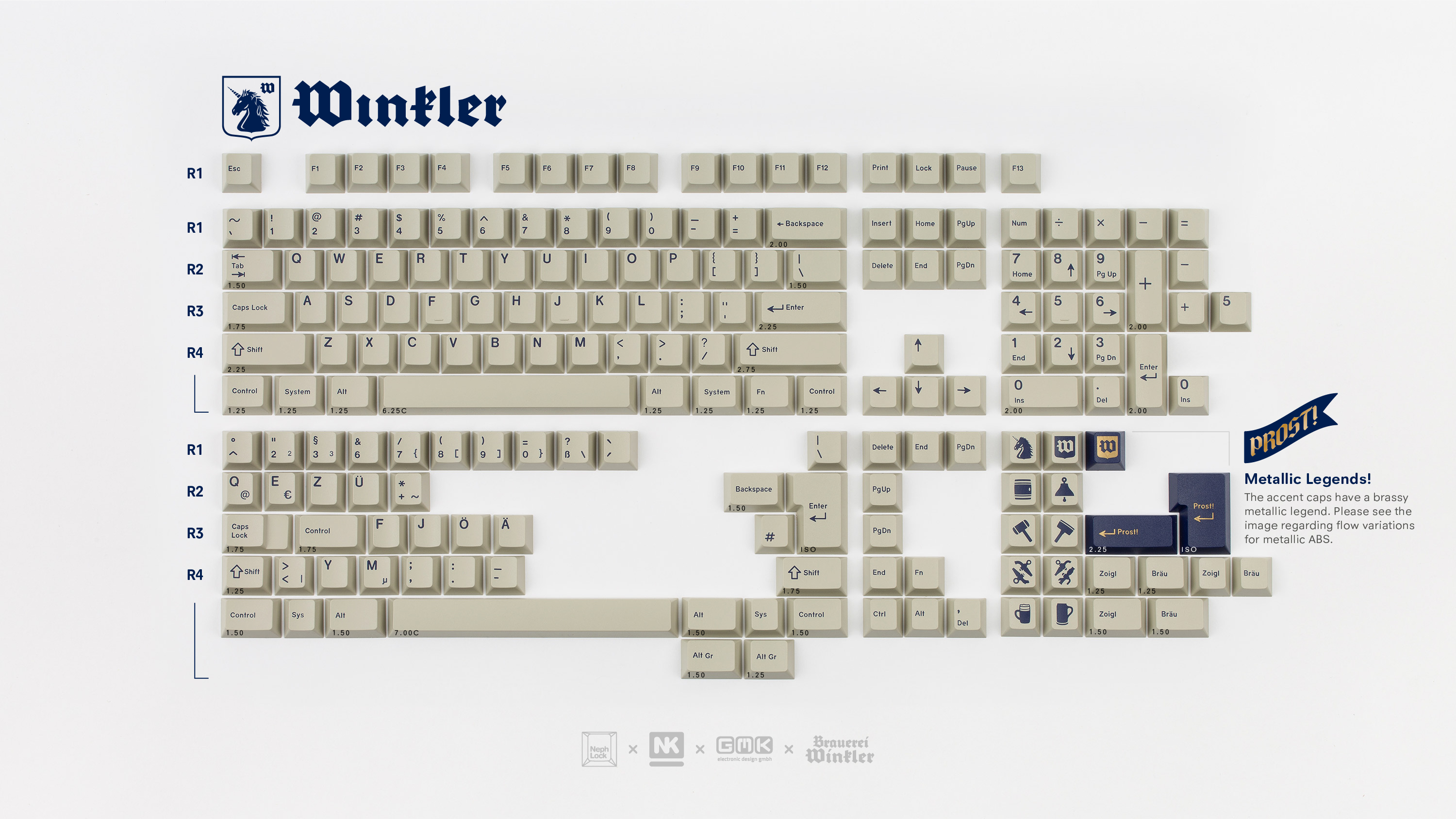 GMK CYL Winkler Combo Keycaps GMK CYL Winkler Combo Keycaps