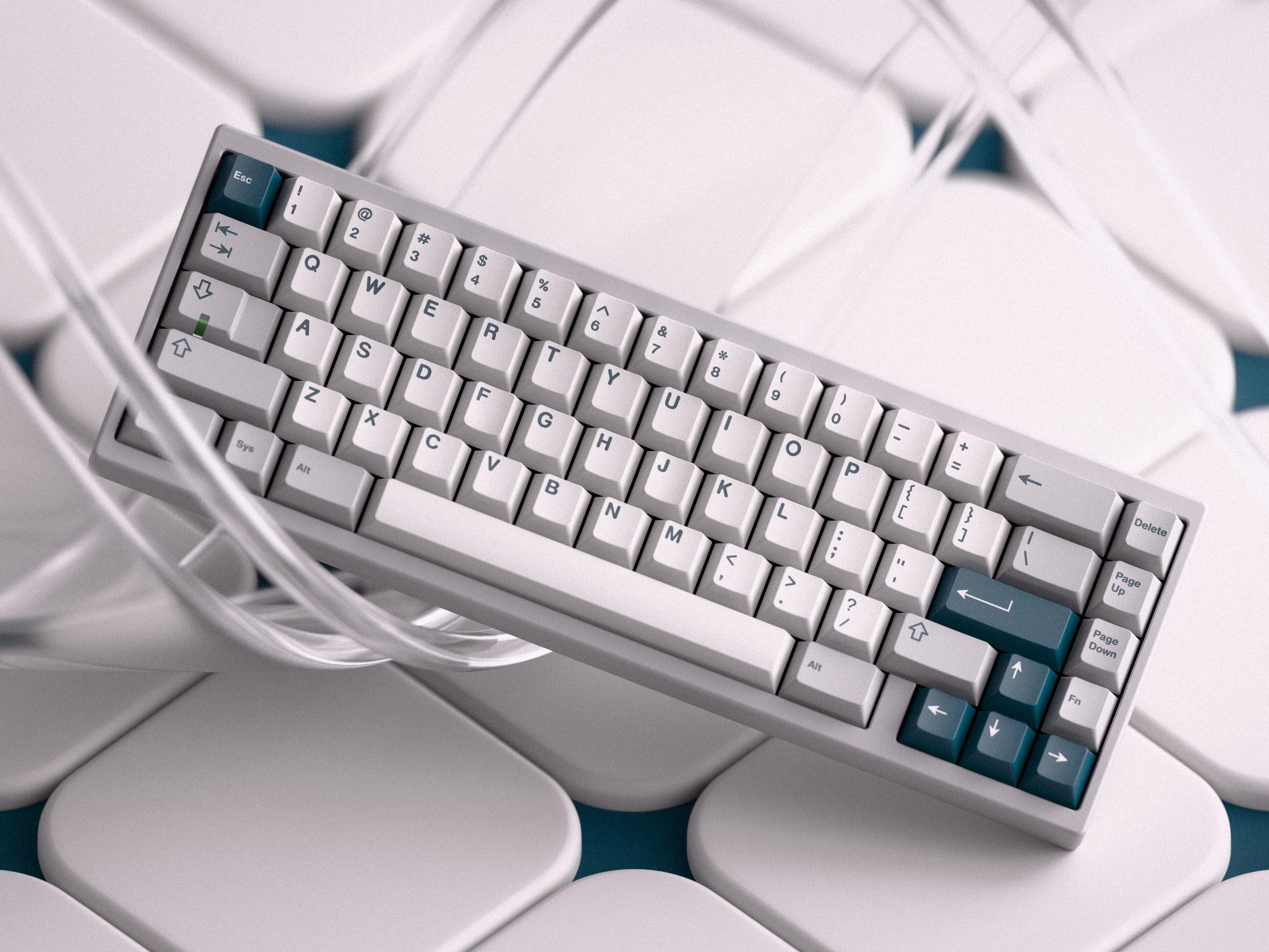 GMK CYL Prussian Alert Keycaps