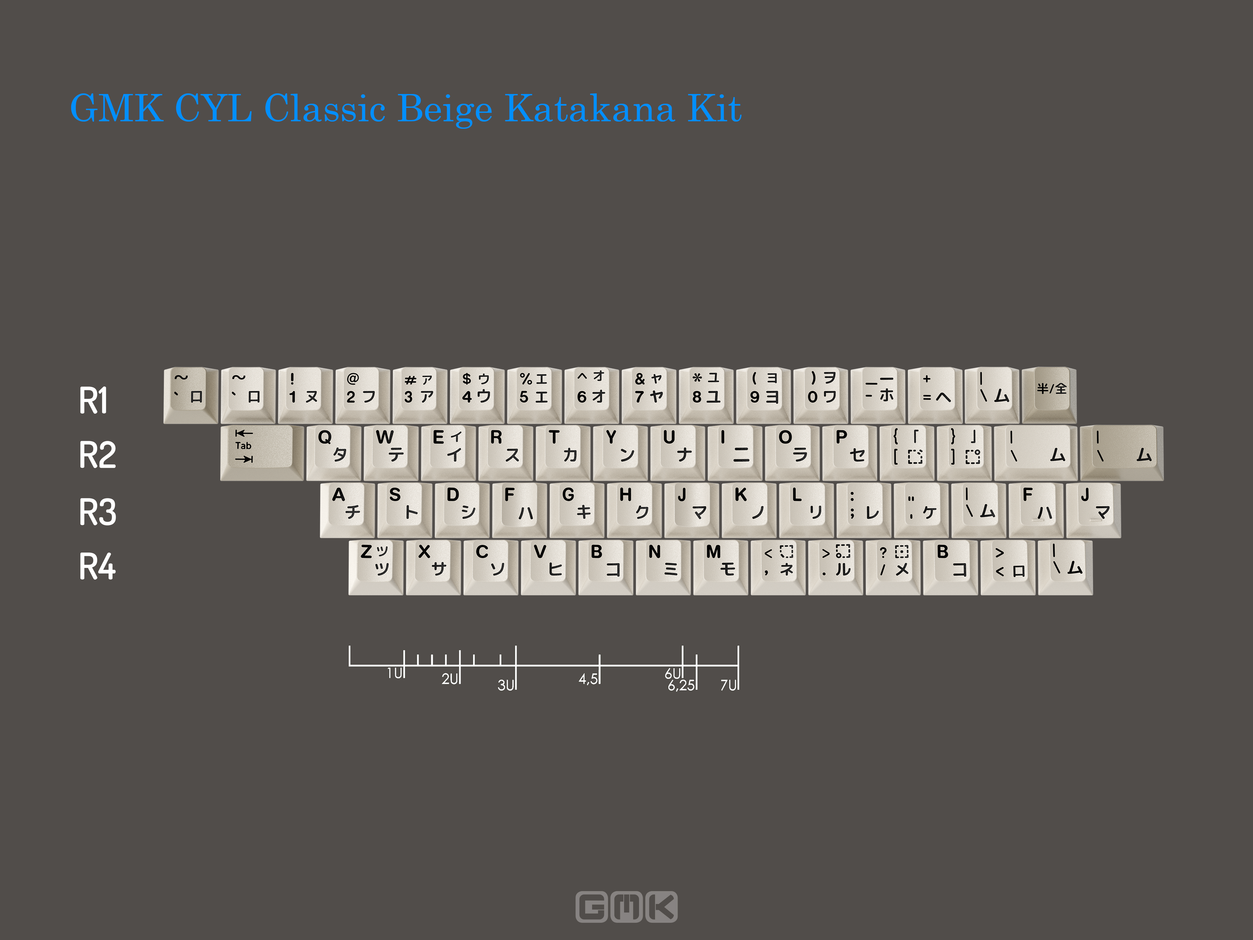 GMK CYL Classic Beige Keycaps
