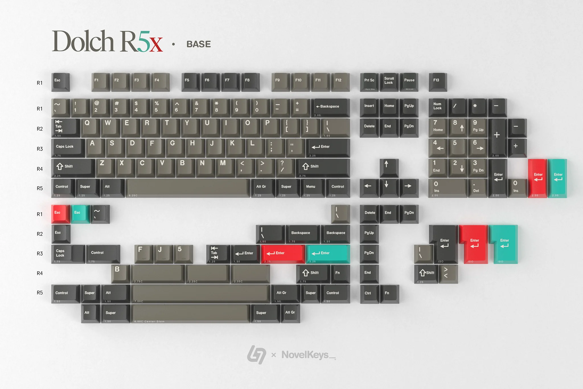 GMK CYL Dolch R5X Keycaps Base Kit