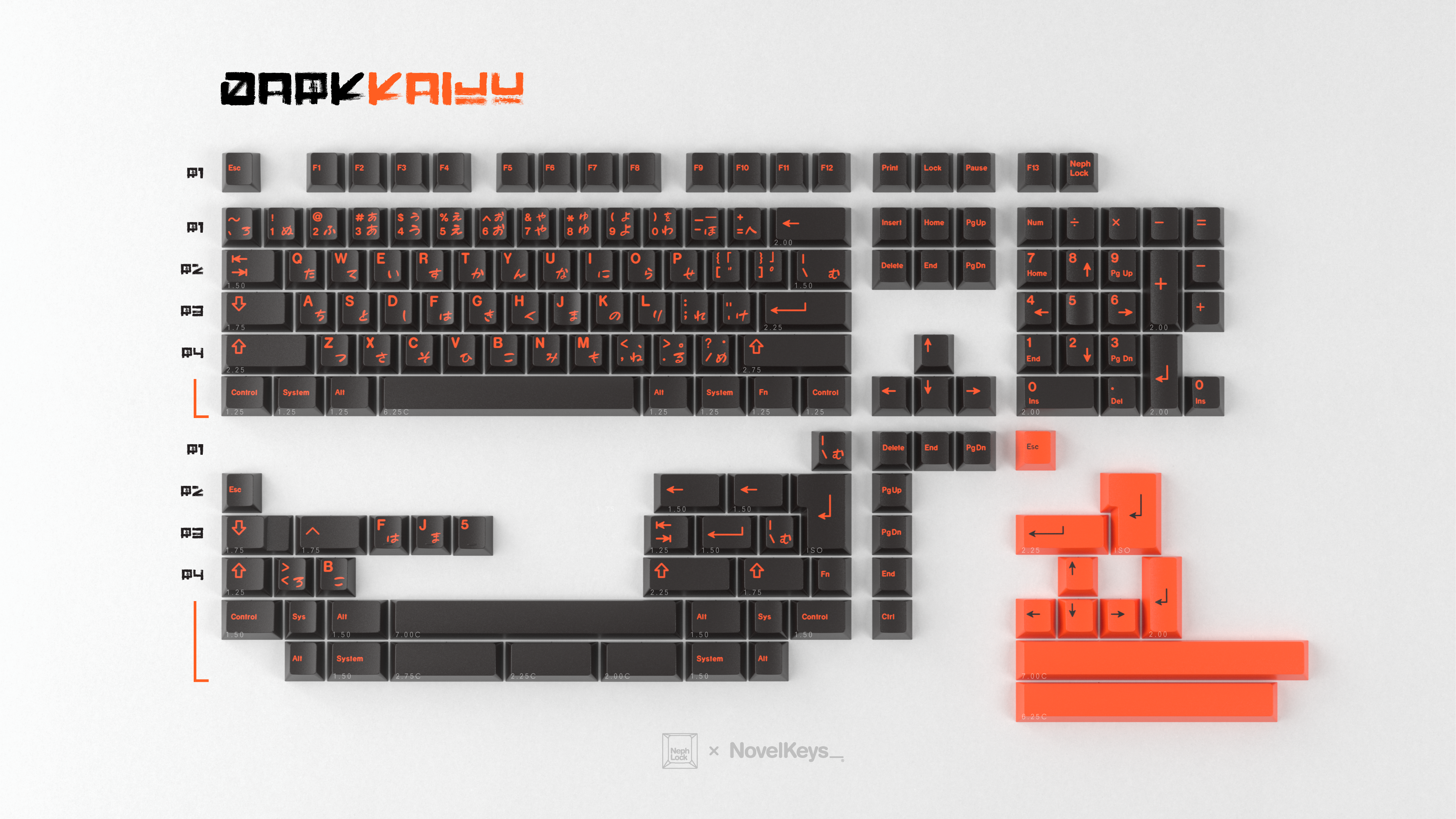 GMK CYL Kaiju R3 Keycaps