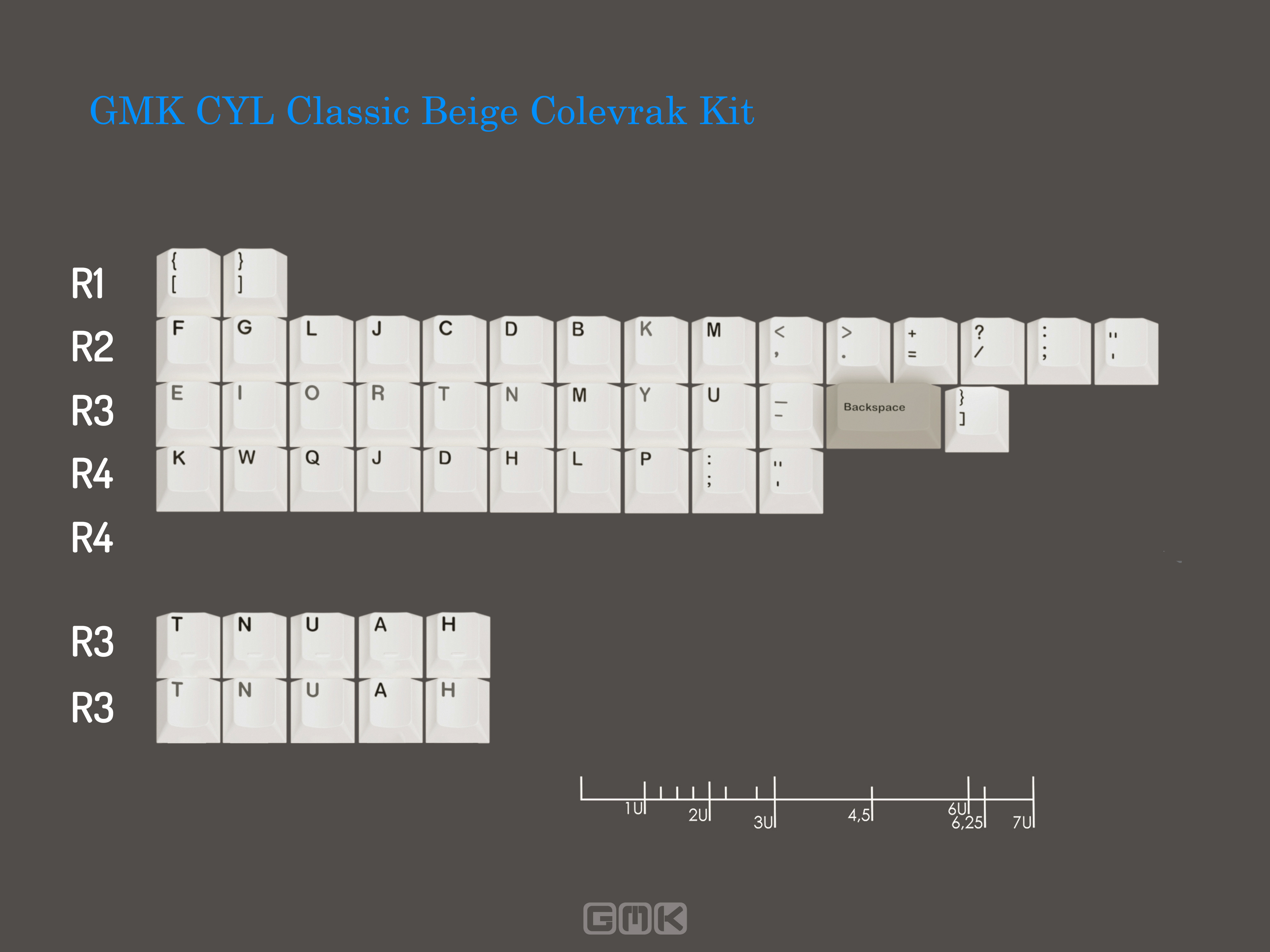GMK CYL Classic Beige Keycaps