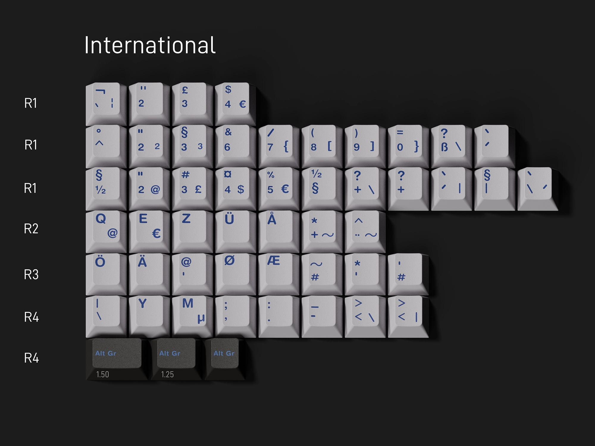 GMK CYL Splash Keycaps