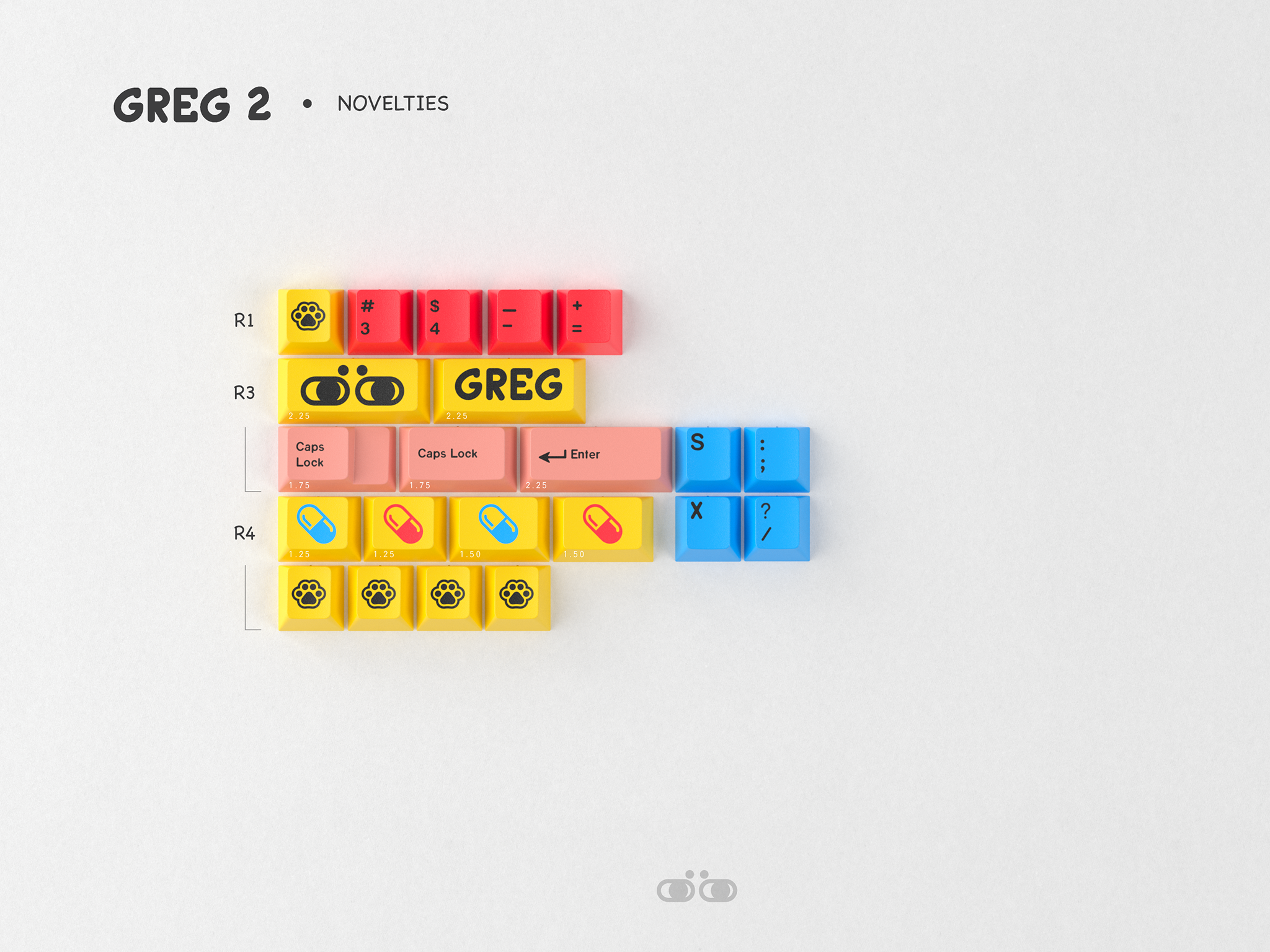 GMK CYL Greg R2 Keycaps