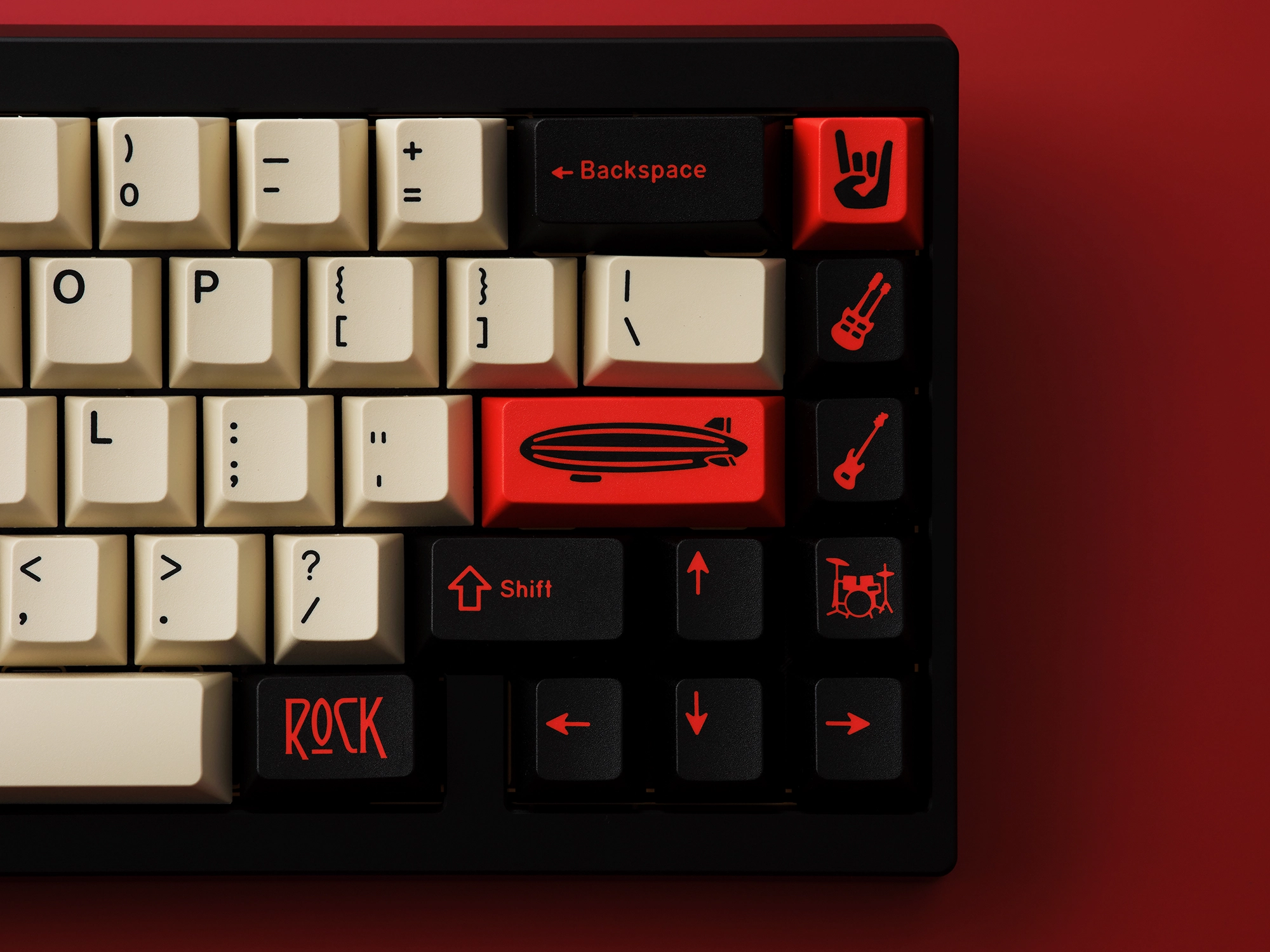 GMK CYL Led Zep R2 Keycaps