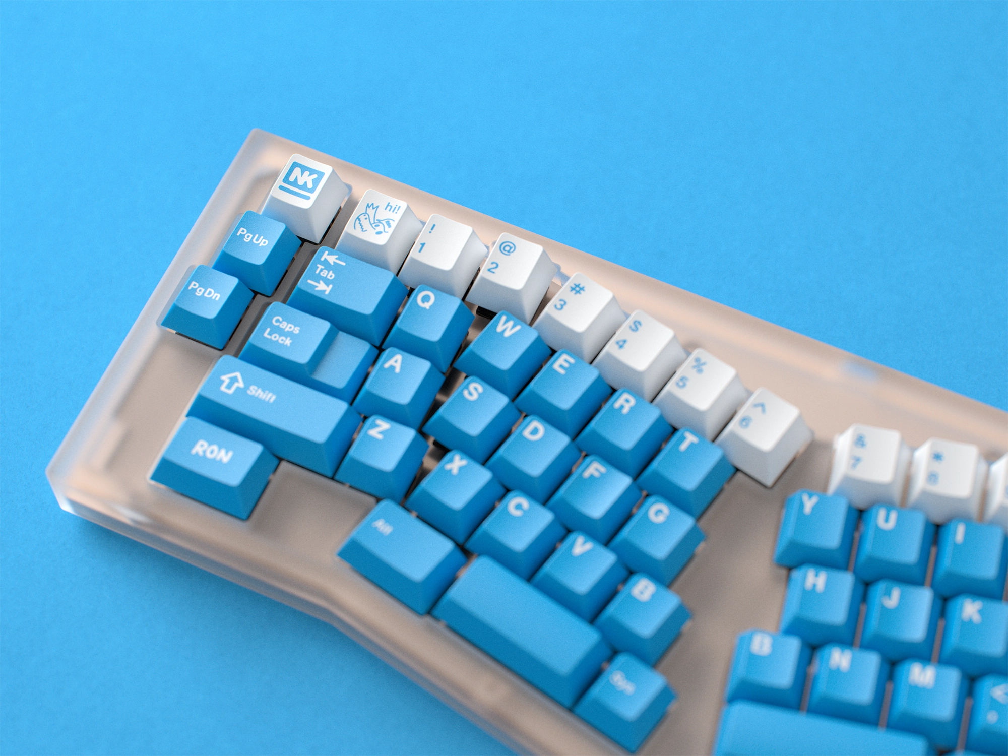 GMK CYL Unobtainium Blue Keycaps