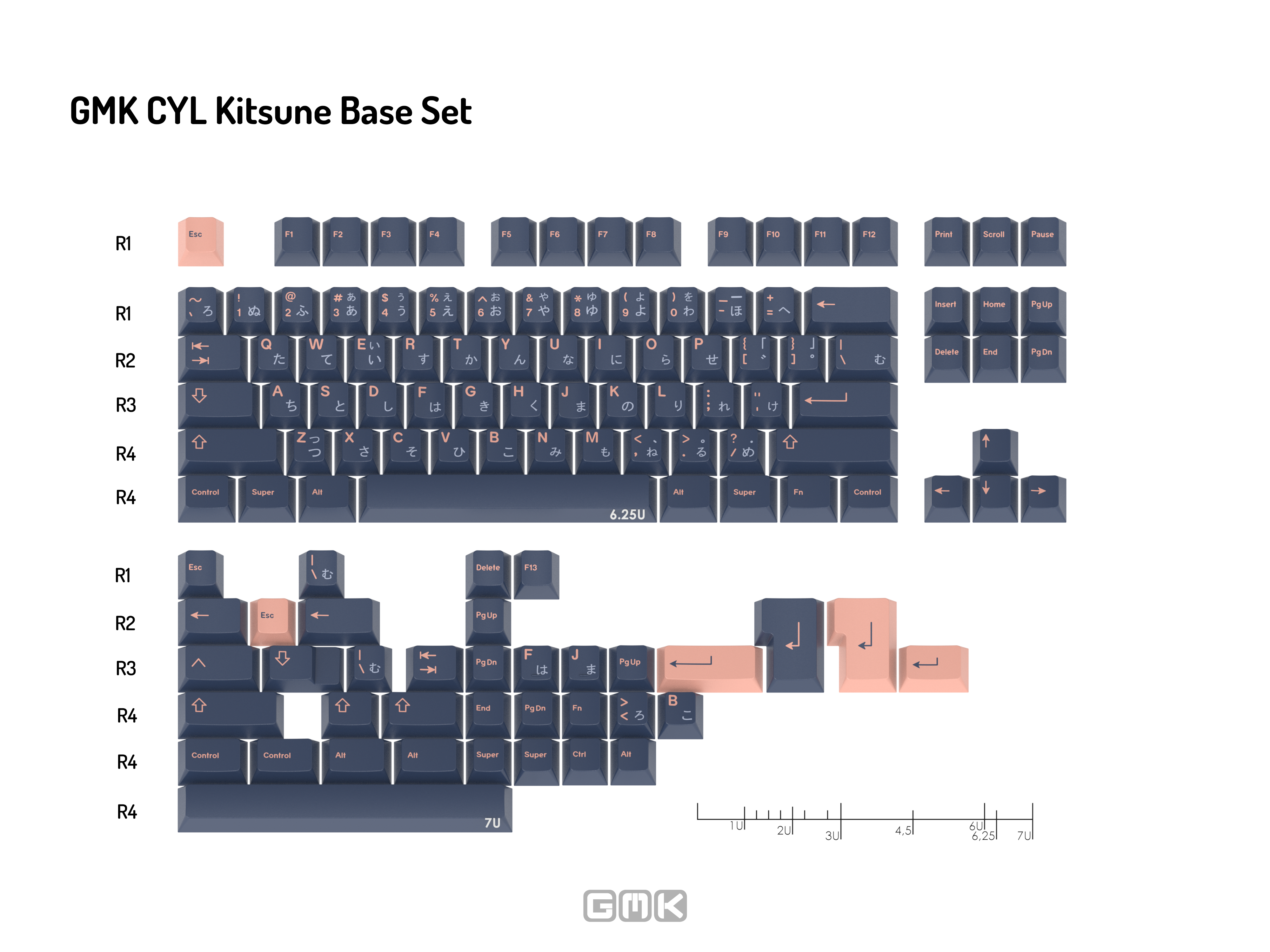 GMK CYL Kitsune Keycaps