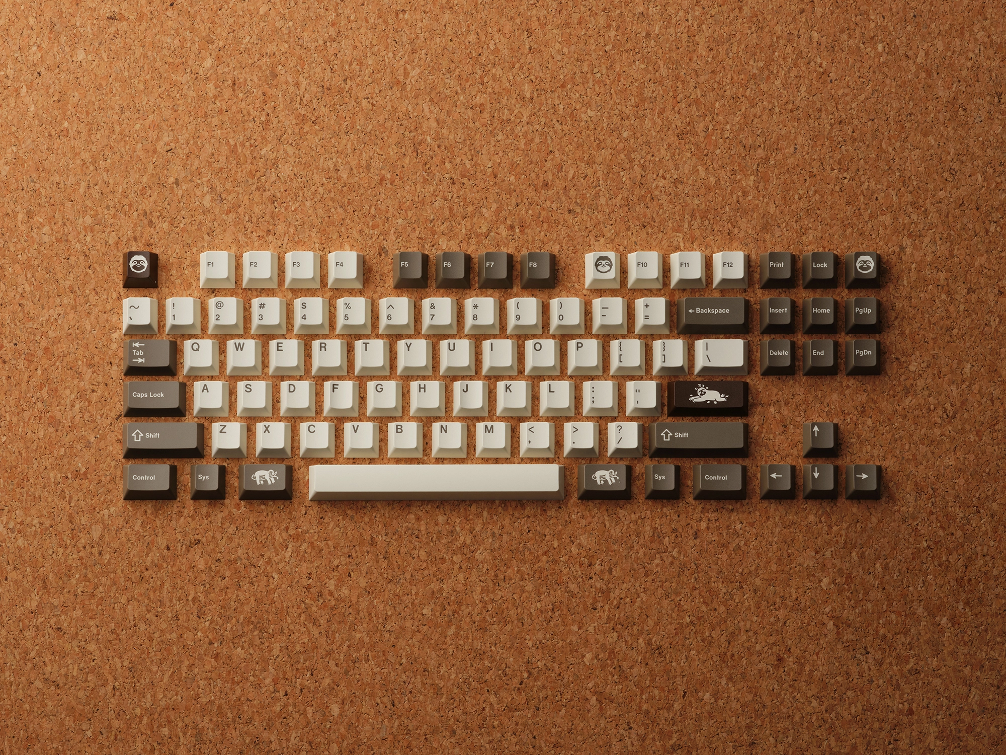 GMK CYL Sloth R2 Keycaps