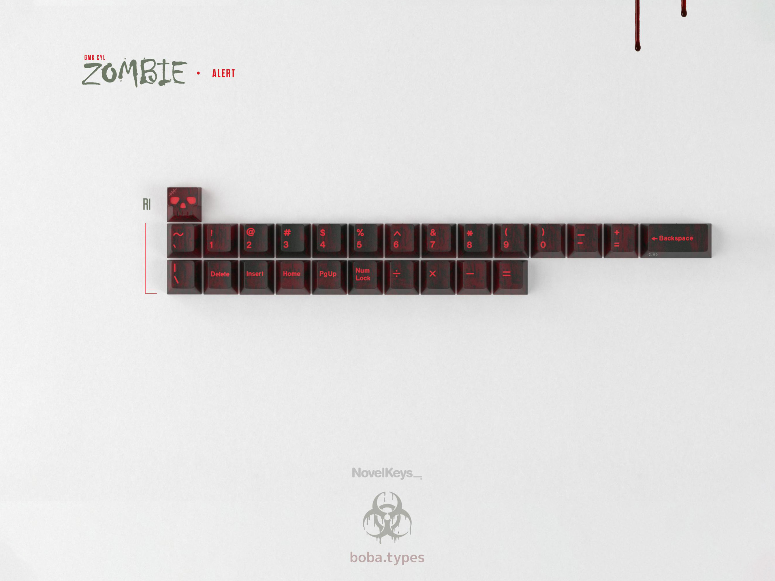 GMK CYL Zombie Keycaps