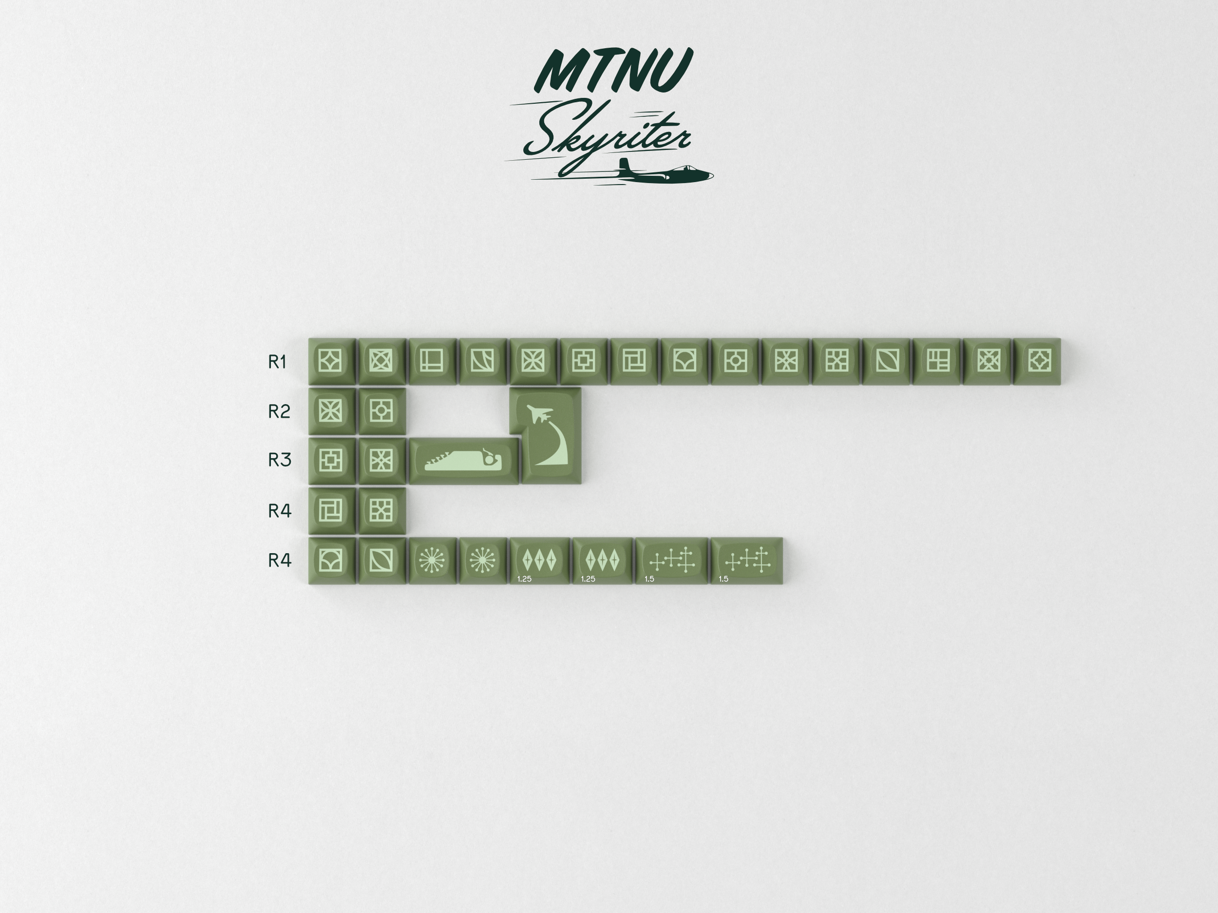 GMK MTNU Skyriter Keycaps GMK MTNU Skyriter Keycaps