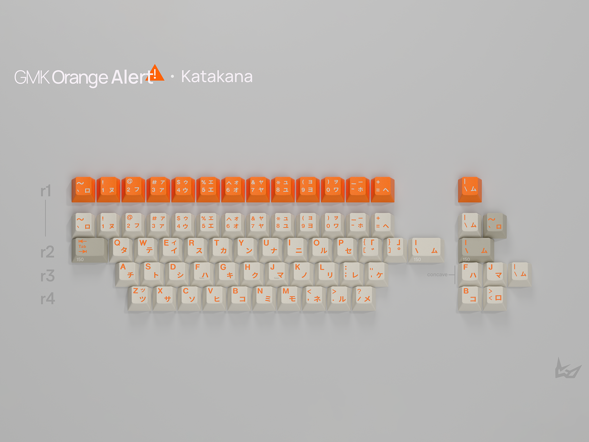 GMK CYL Orange Alert Keycaps