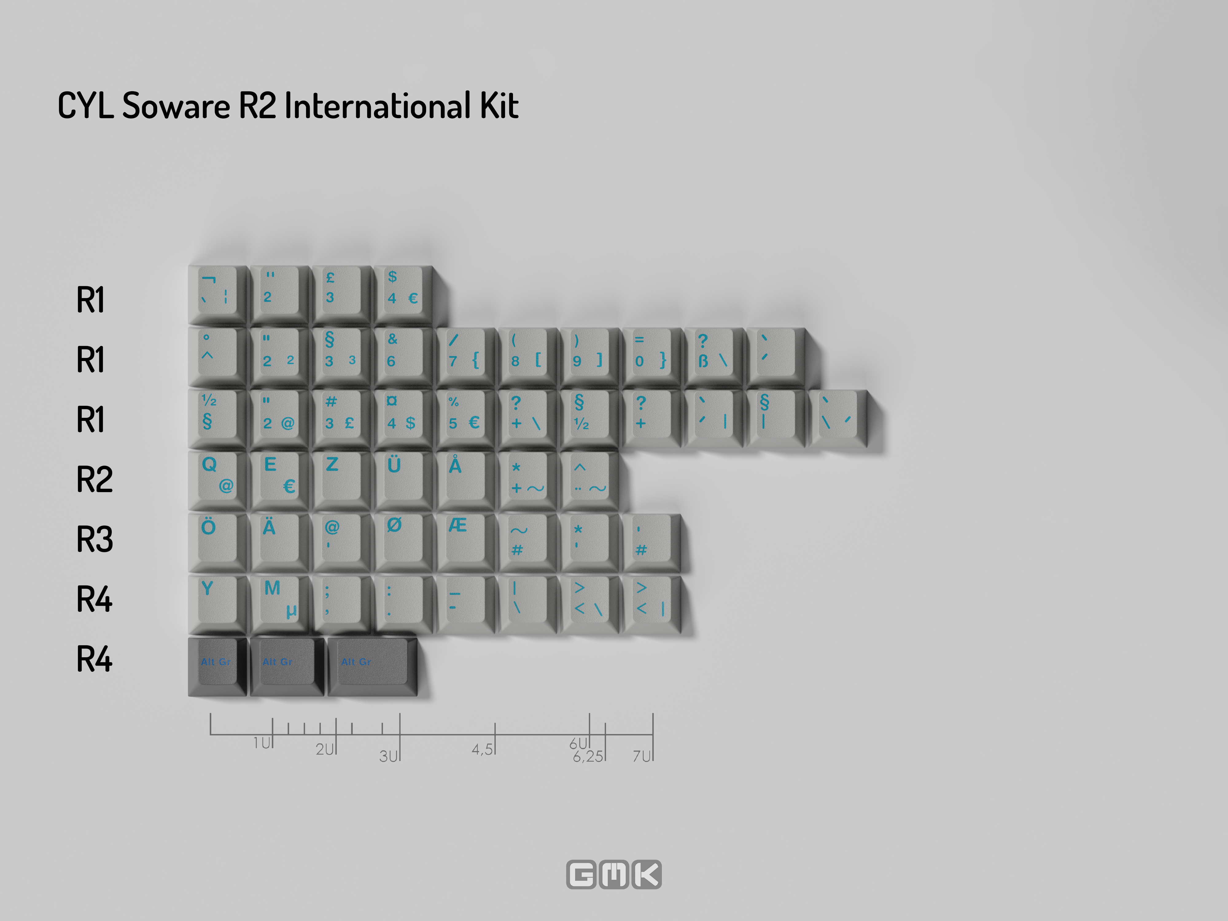 GMK CYL Soware R2 Keycaps