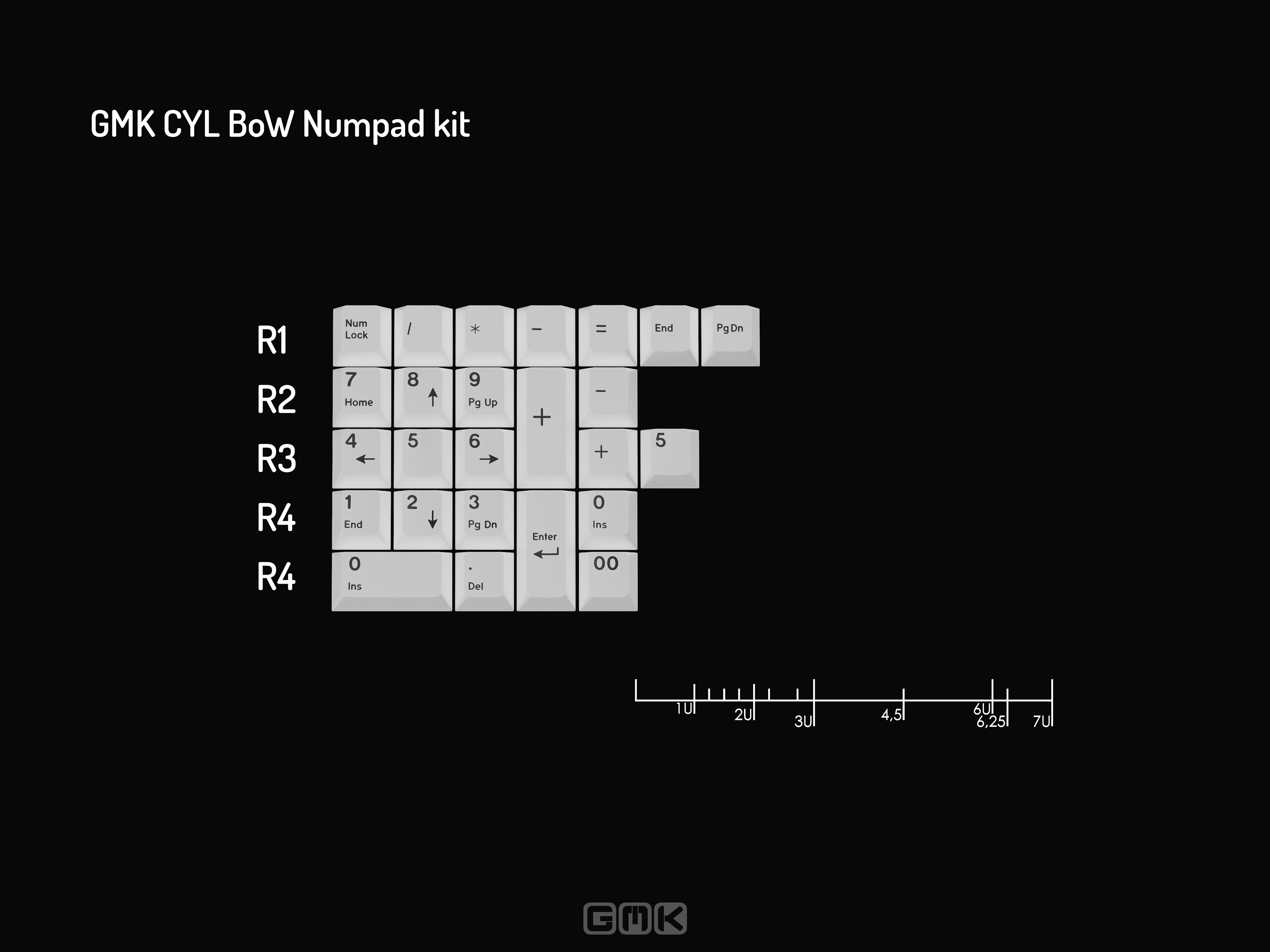 GMK CYL BoW (Black on White) GMK CYL BoW (Black on White)