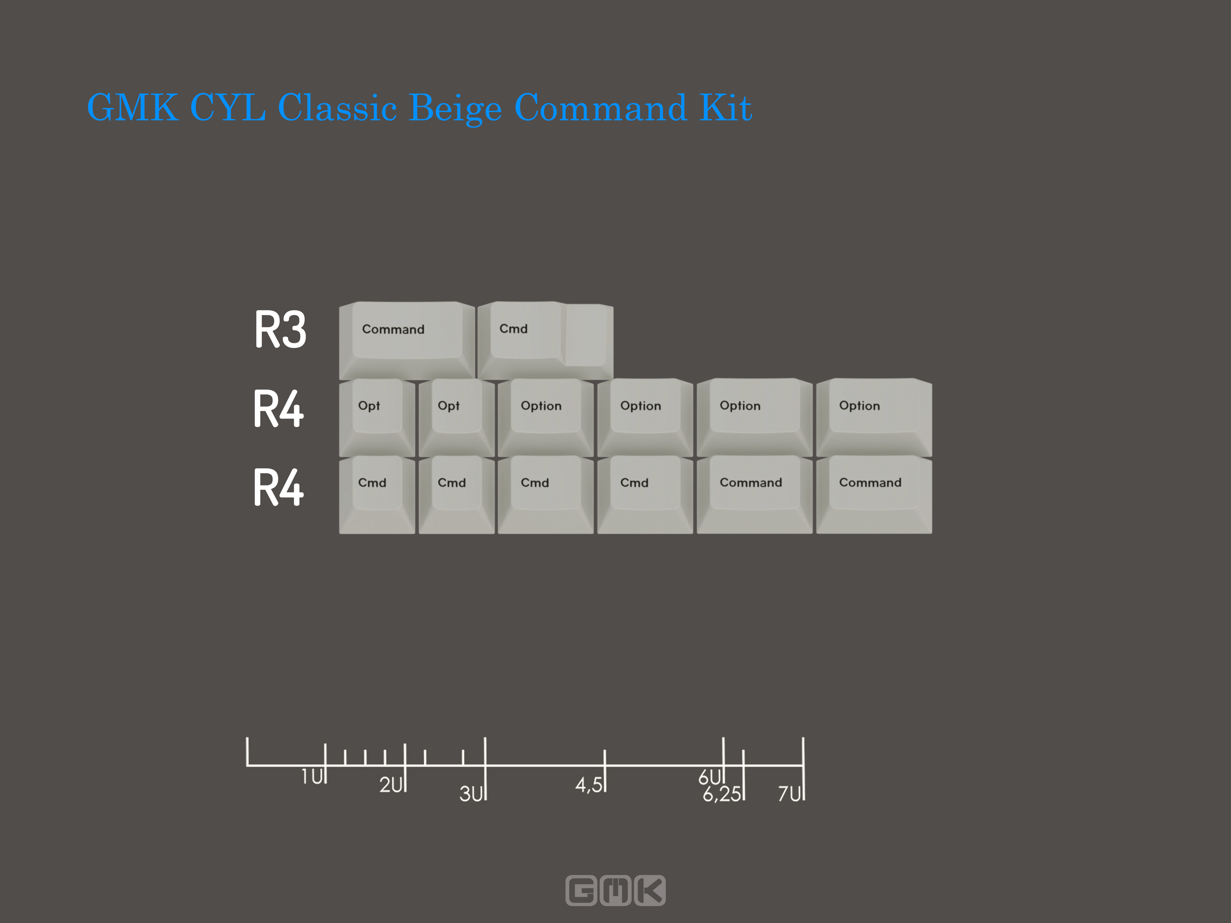 GMK CYL Classic Beige Keycaps