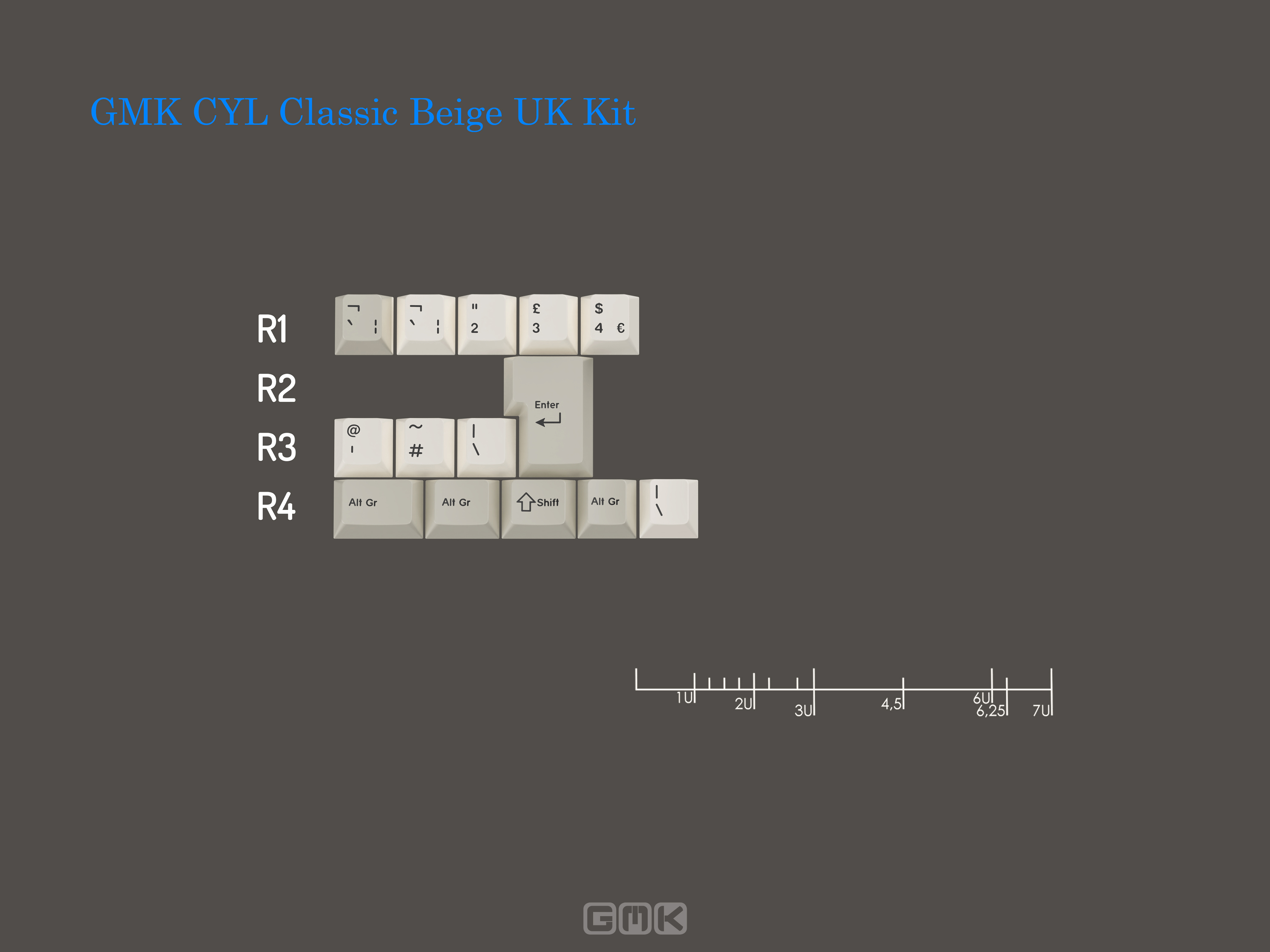 GMK CYL Classic Beige Keycaps GMK CYL Classic Beige Keycaps