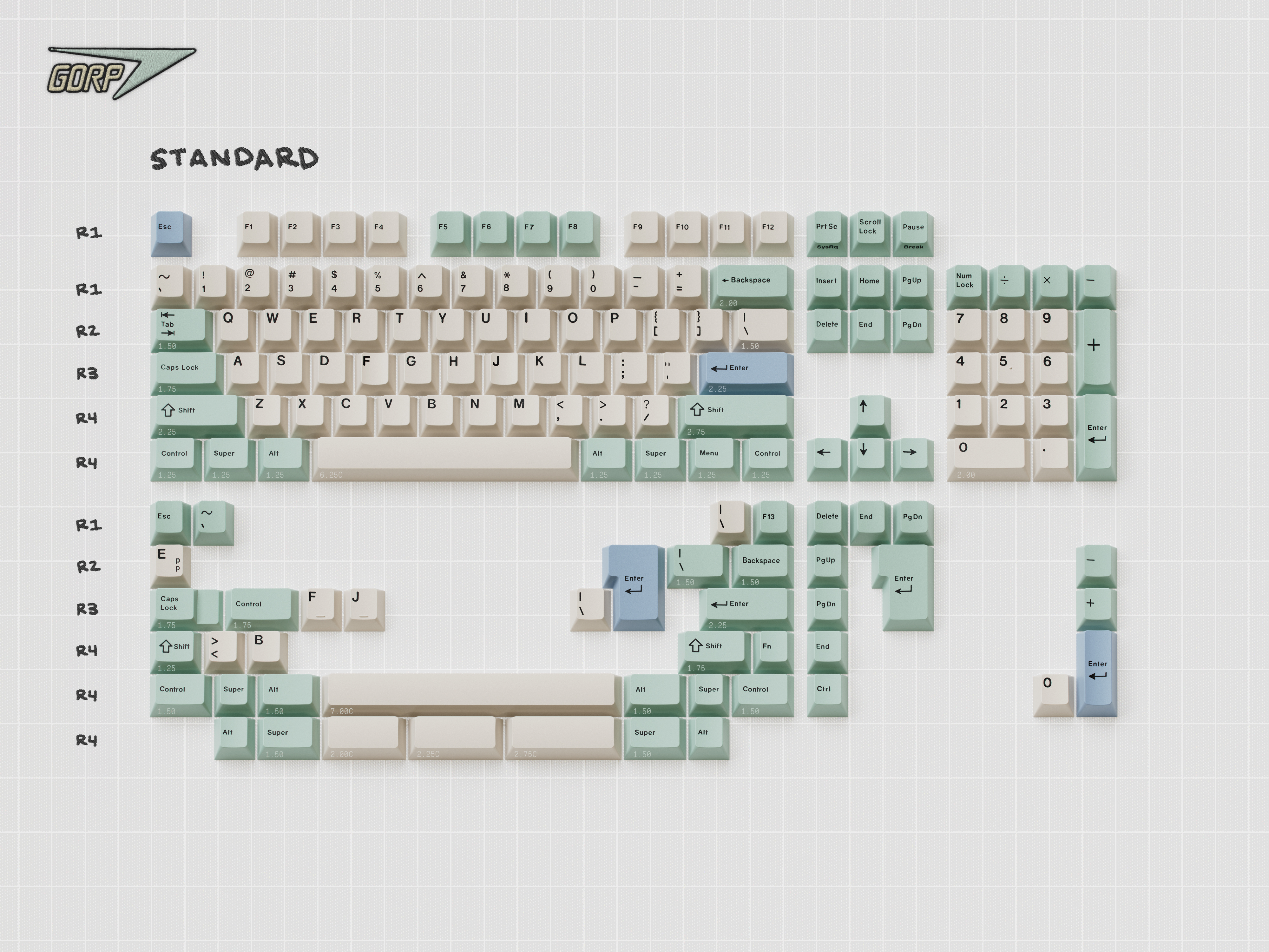 GMK CYL Gorp Keycaps GMK CYL Gorp Keycaps