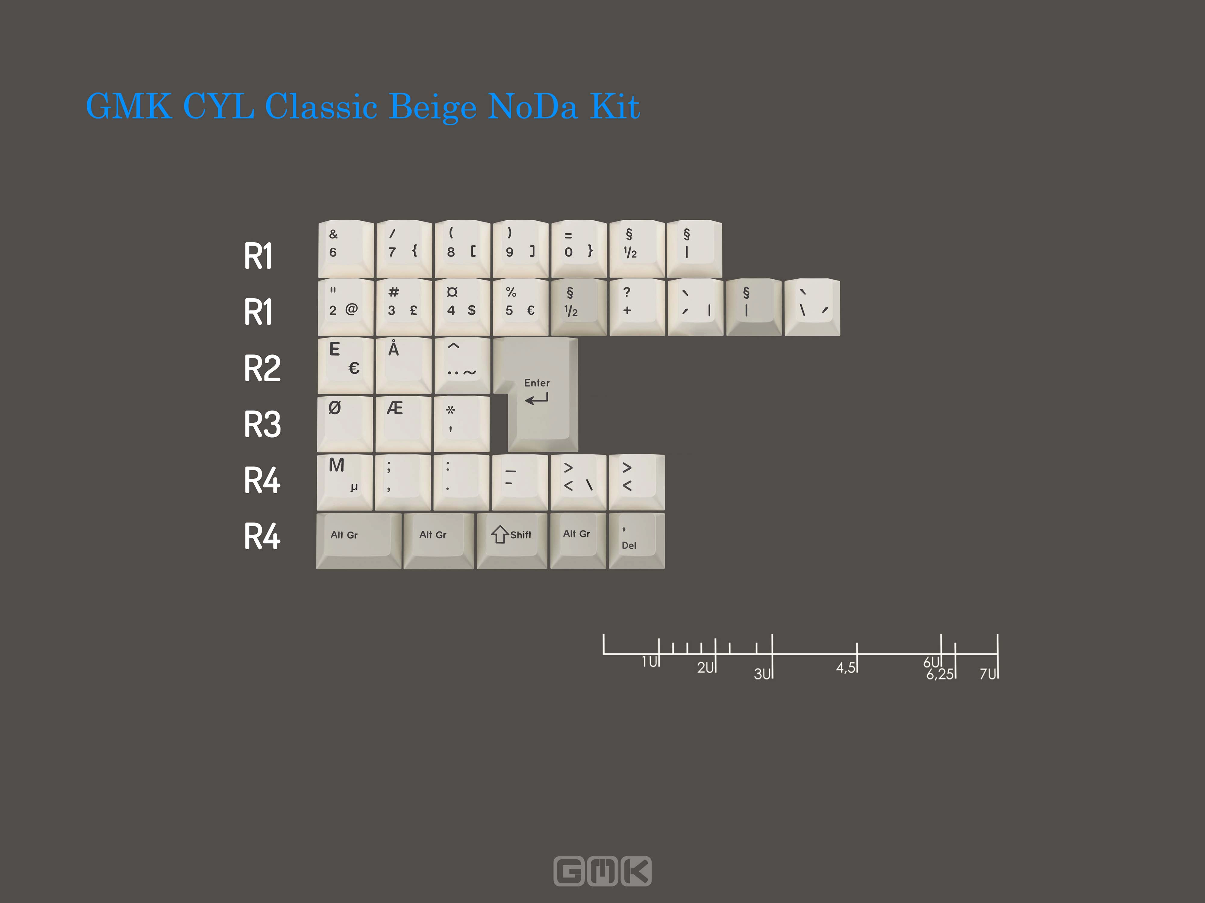 GMK CYL Classic Beige Keycaps GMK CYL Classic Beige Keycaps
