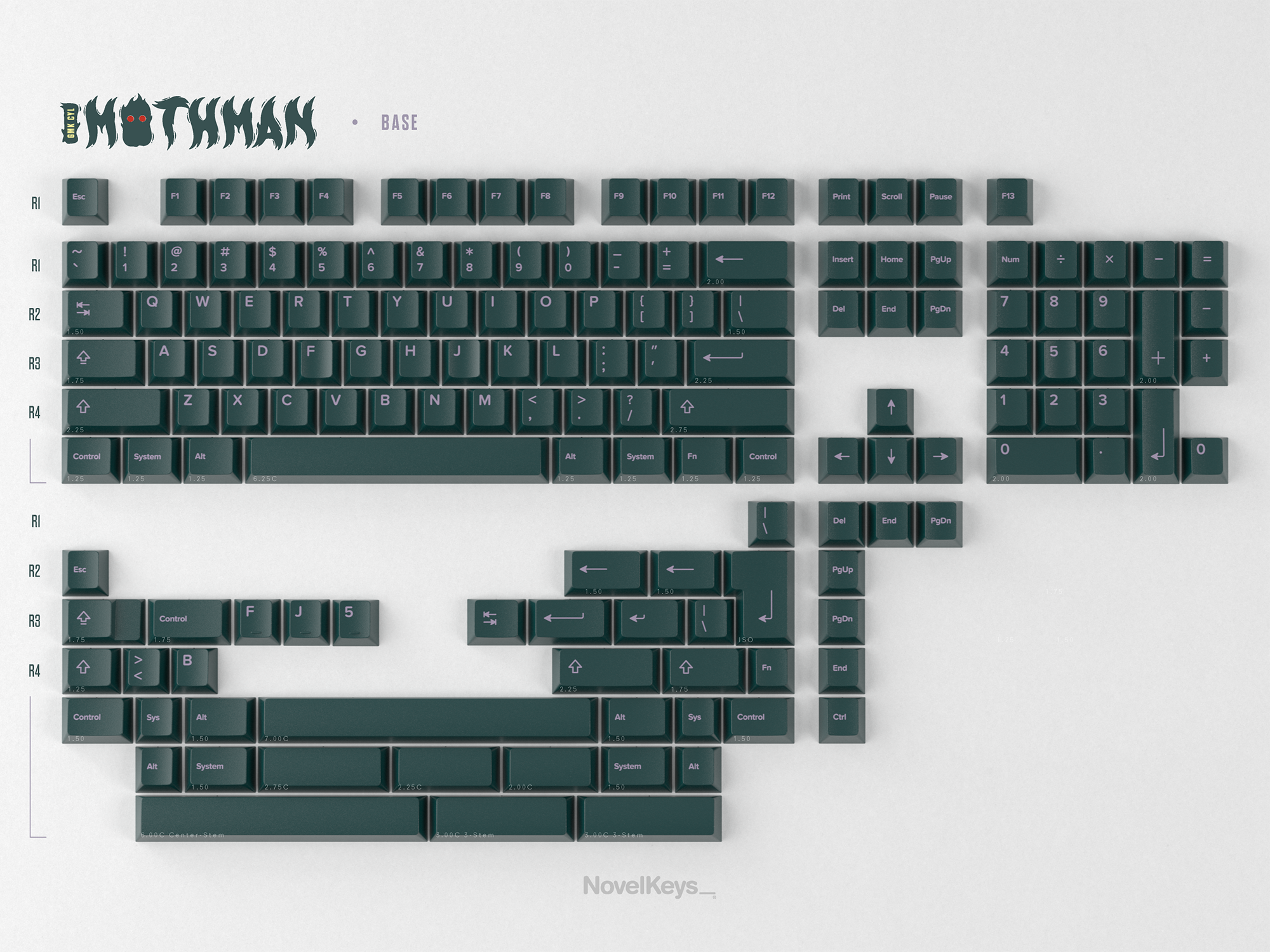 GMK CYL Mothman Keycaps