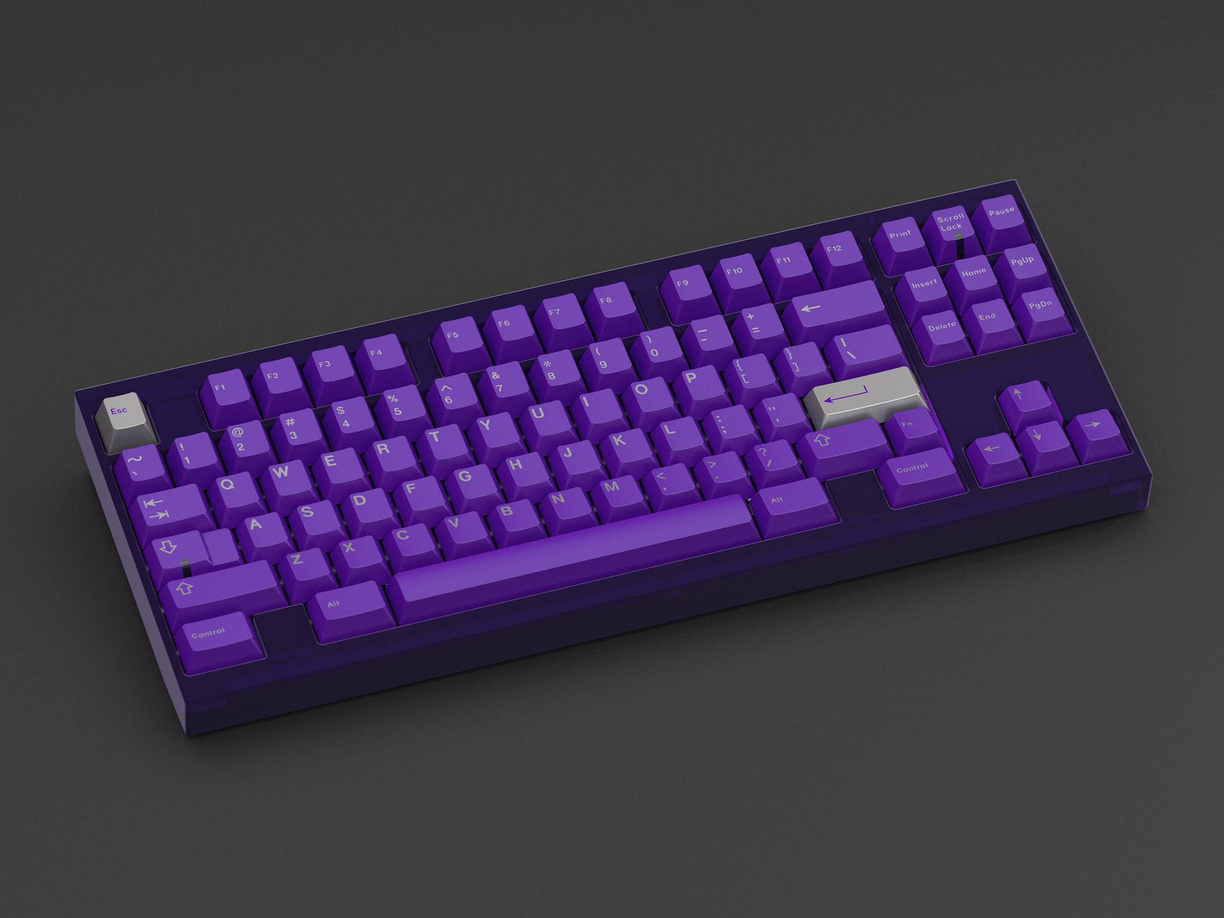 GMK CYL Purple Keycaps
