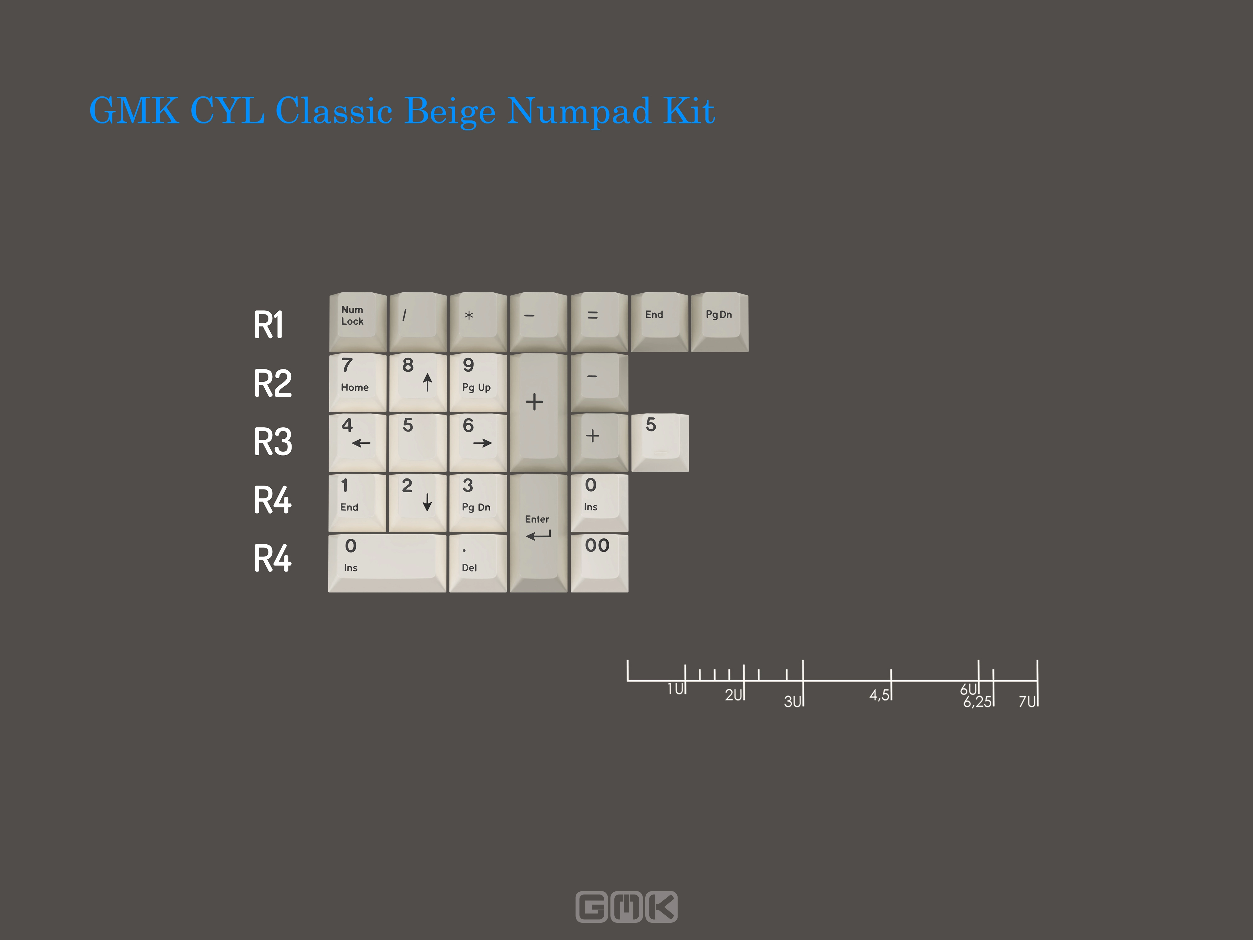GMK CYL Classic Beige Keycaps
