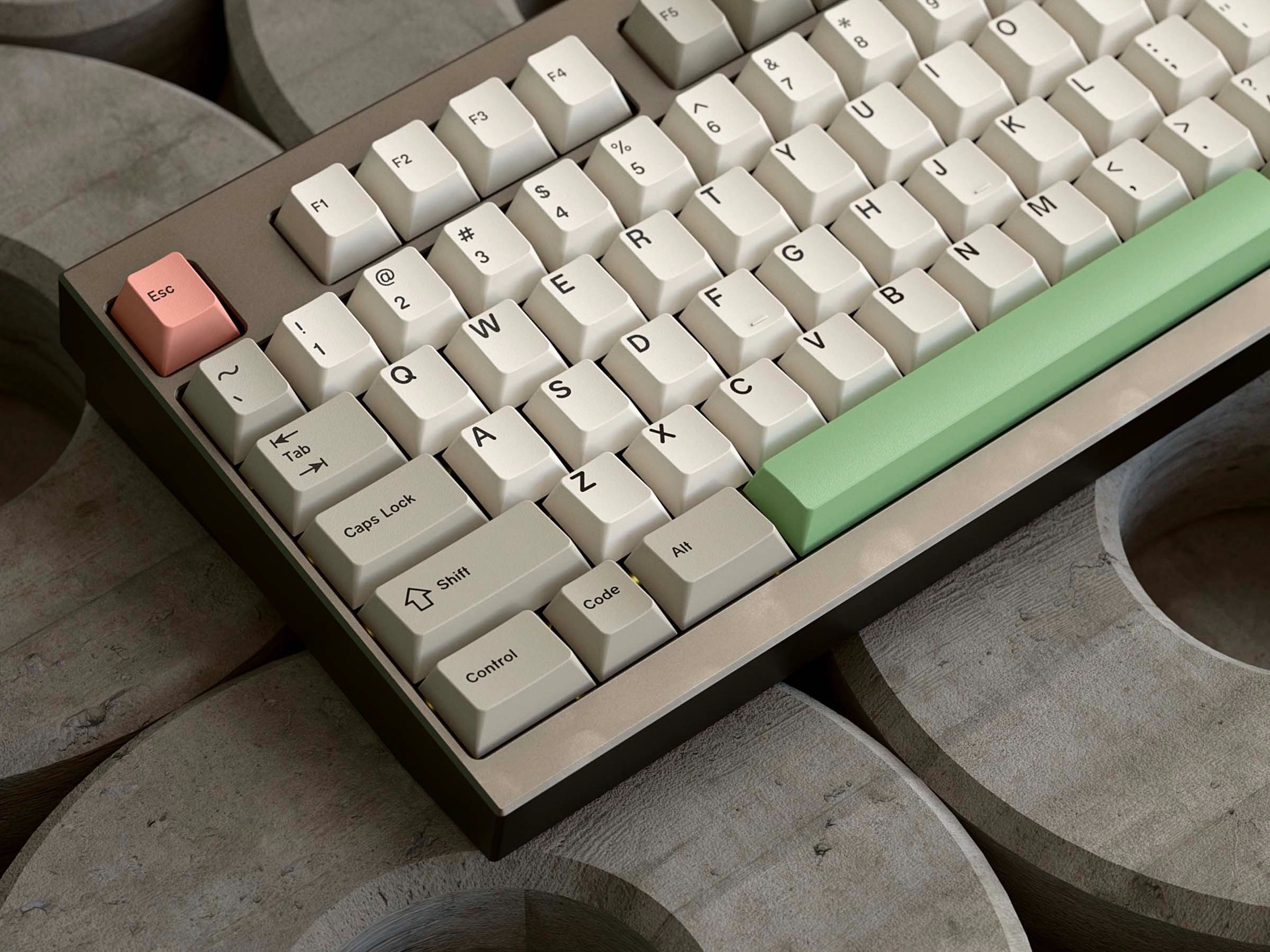 GMK CYL Classic Beige Keycaps