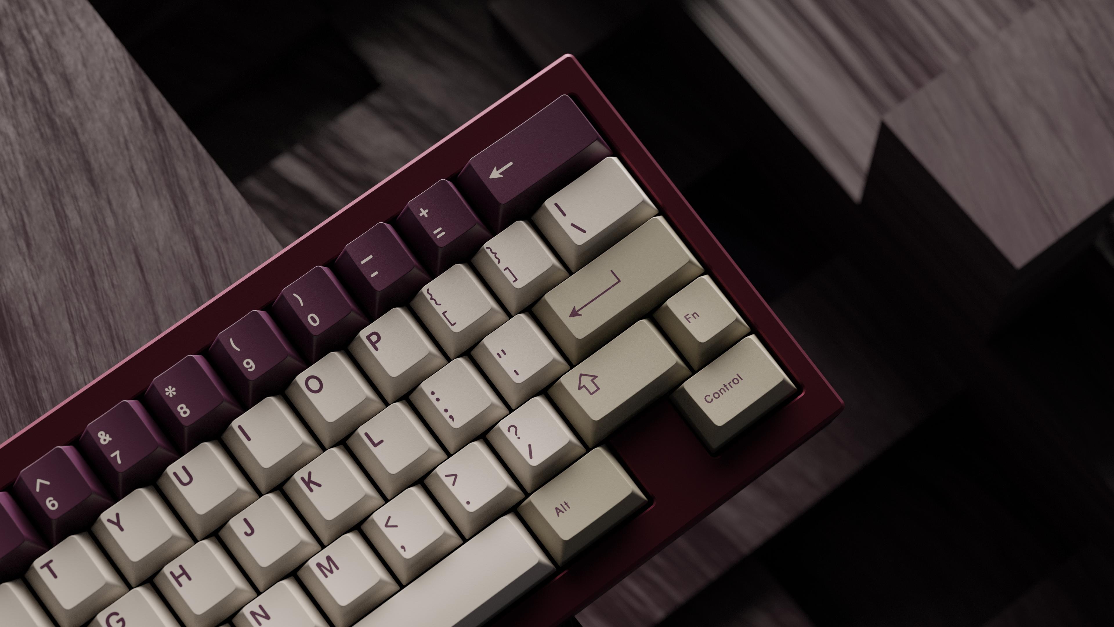 GMK CYL Violet Alert Keycaps