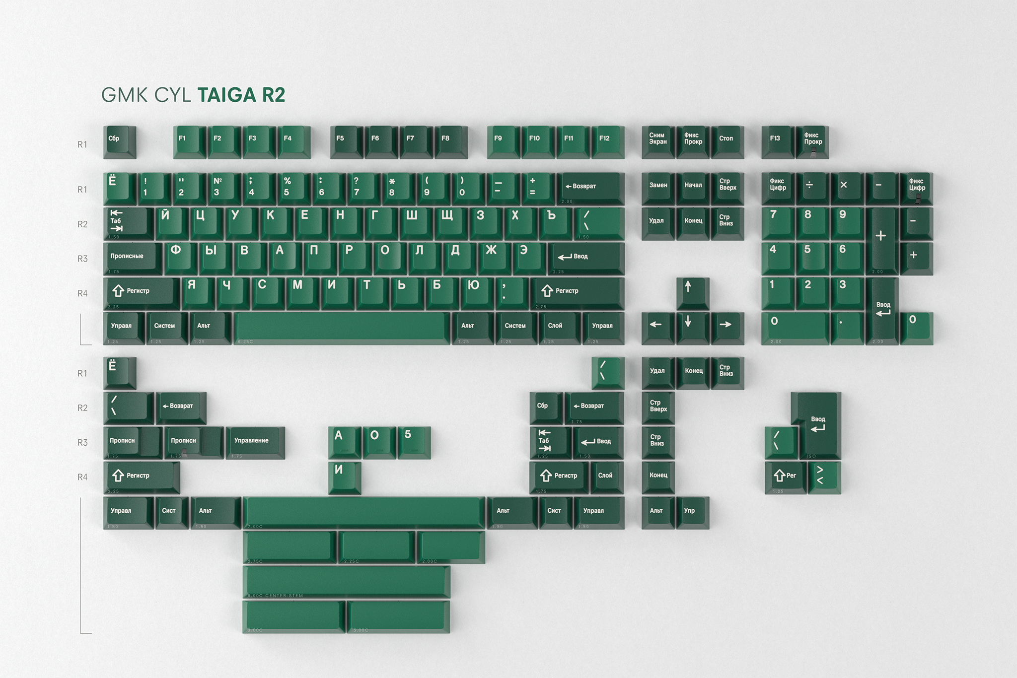 GMK CYL Taiga R2 Keycaps