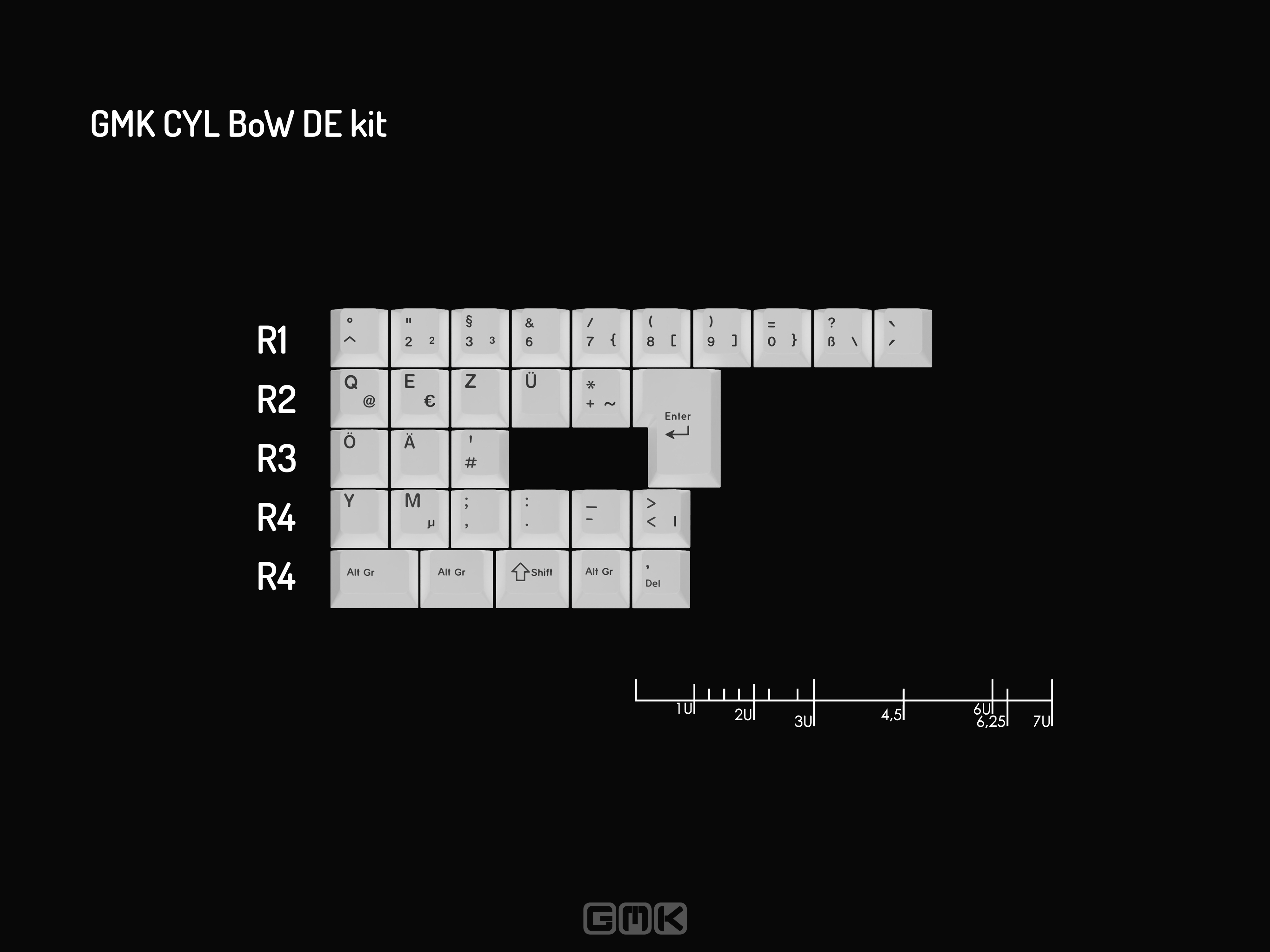 GMK CYL BoW (Black on White) GMK CYL BoW (Black on White)