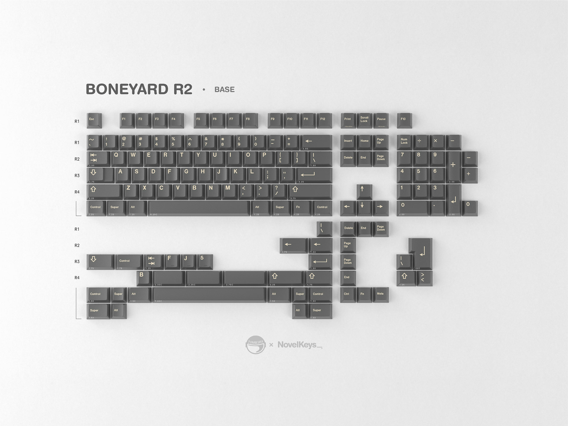 GMK CYL Boneyard R2 Keycaps GMK CYL Boneyard R2 Keycaps