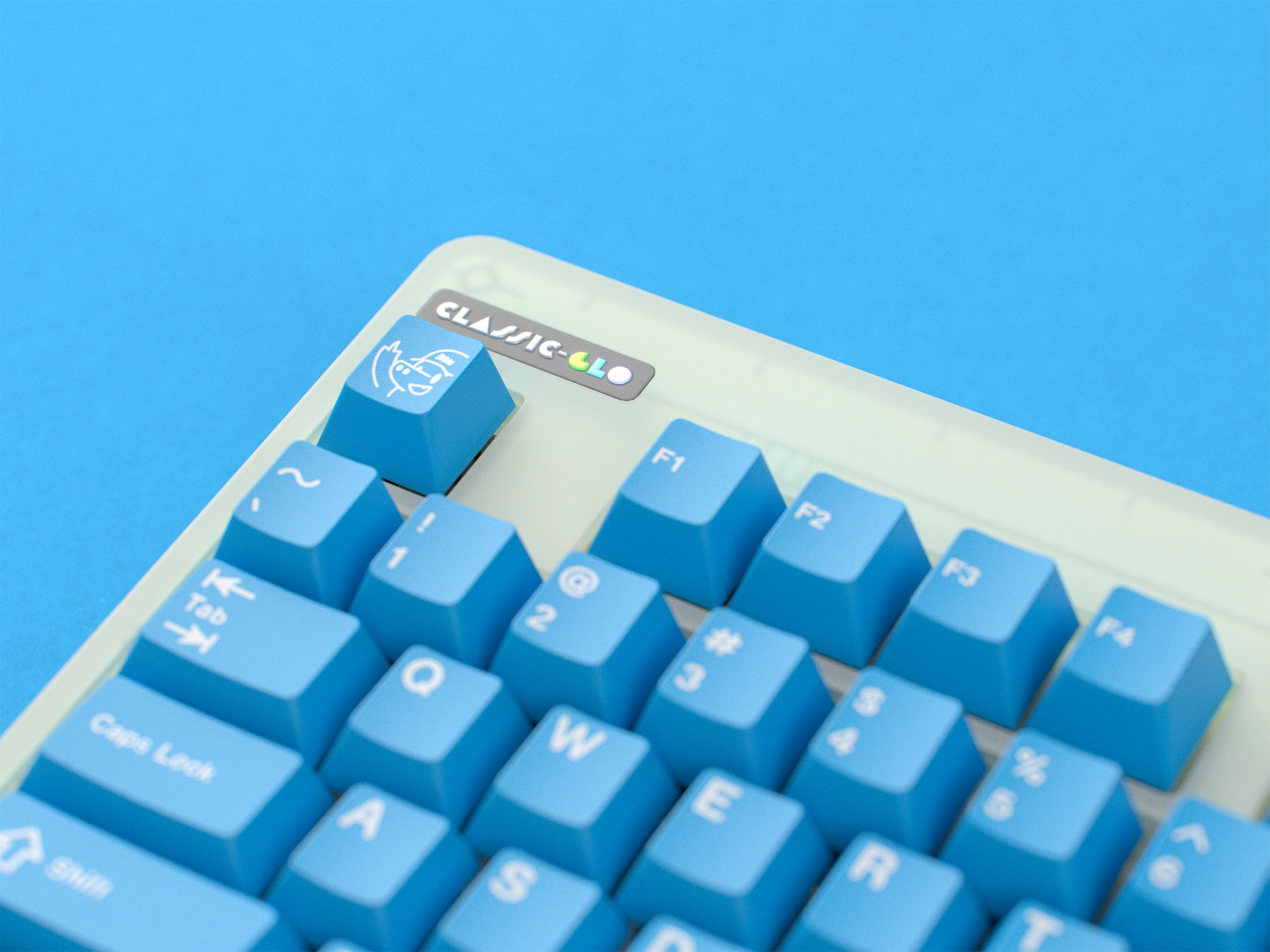 GMK CYL Unobtainium Blue Keycaps