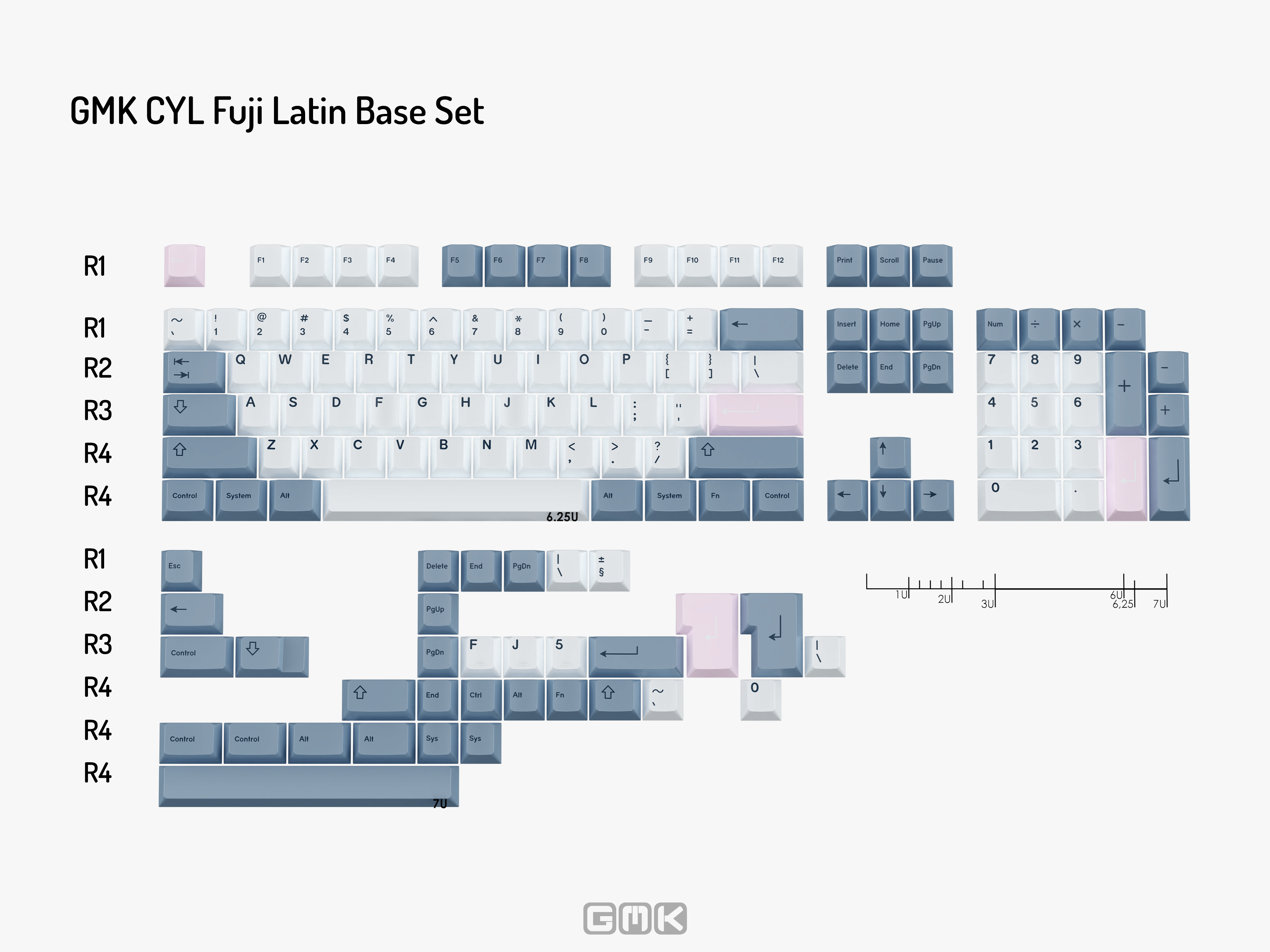 GMK CYL Fuji Keycaps GMK CYL Fuji Keycaps