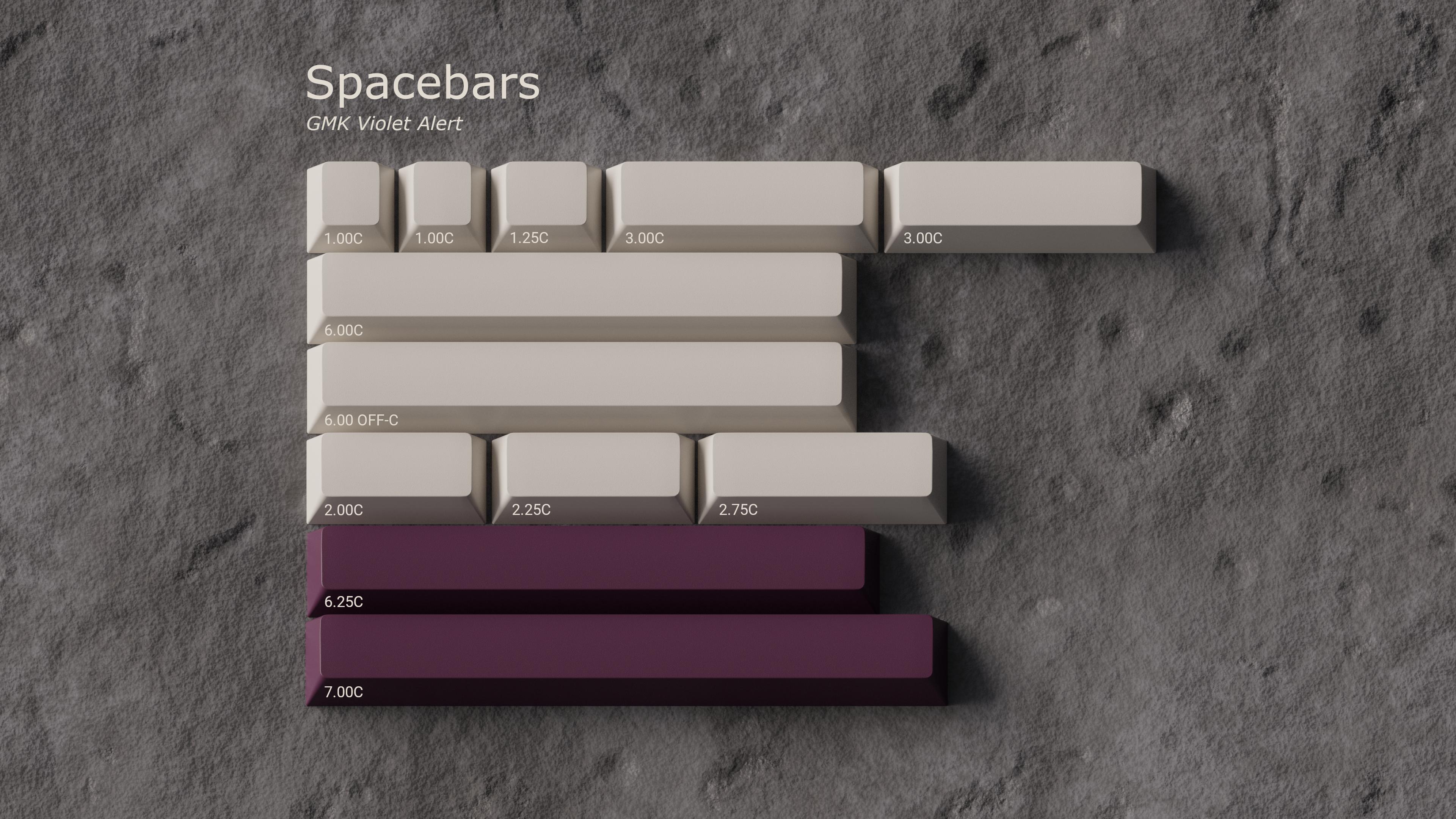 GMK CYL Violet Alert Keycaps GMK CYL Violet Alert Keycaps