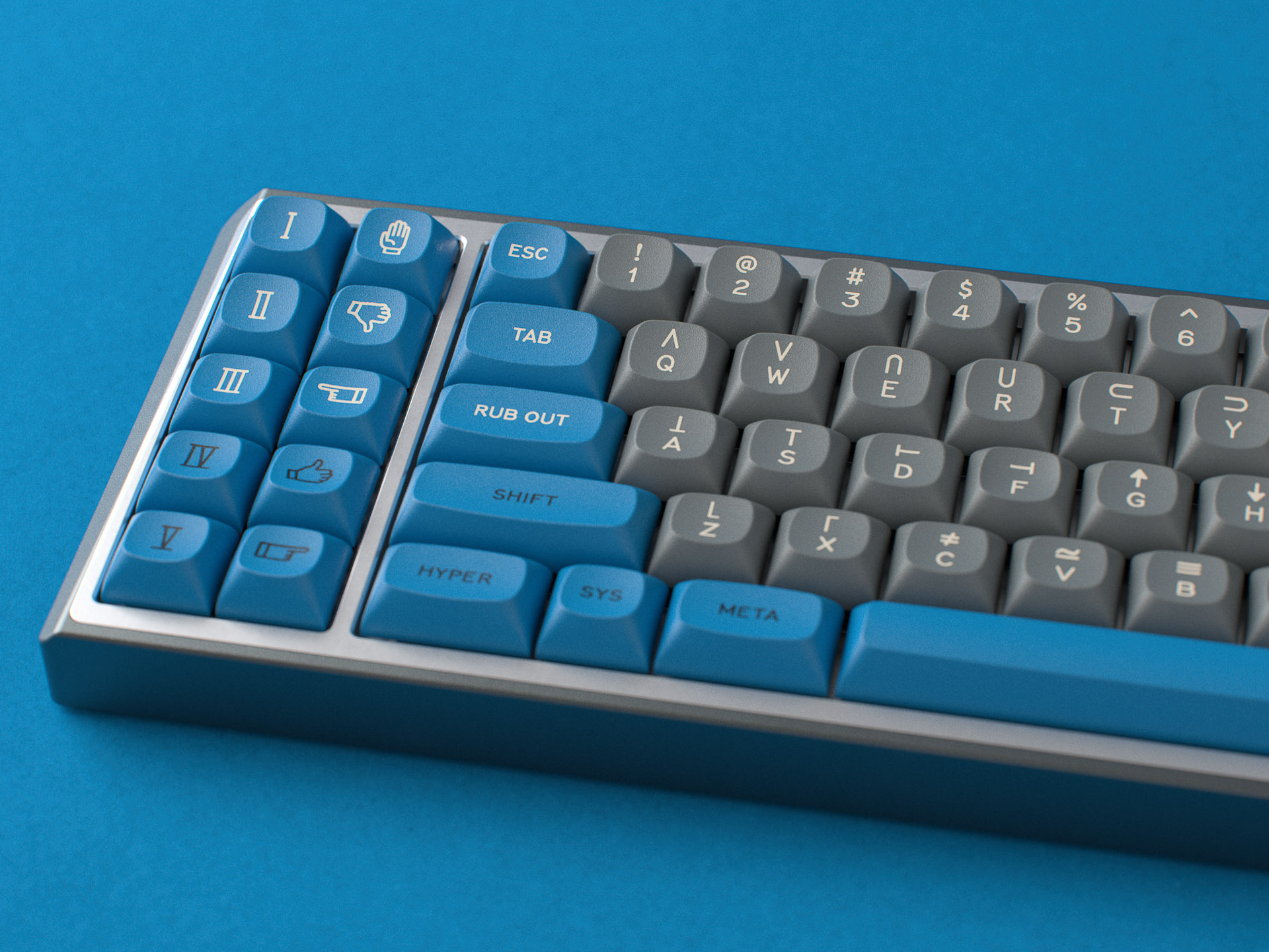 GMK MTNU Space Cadet Keycaps GMK MTNU Space Cadet Keycaps