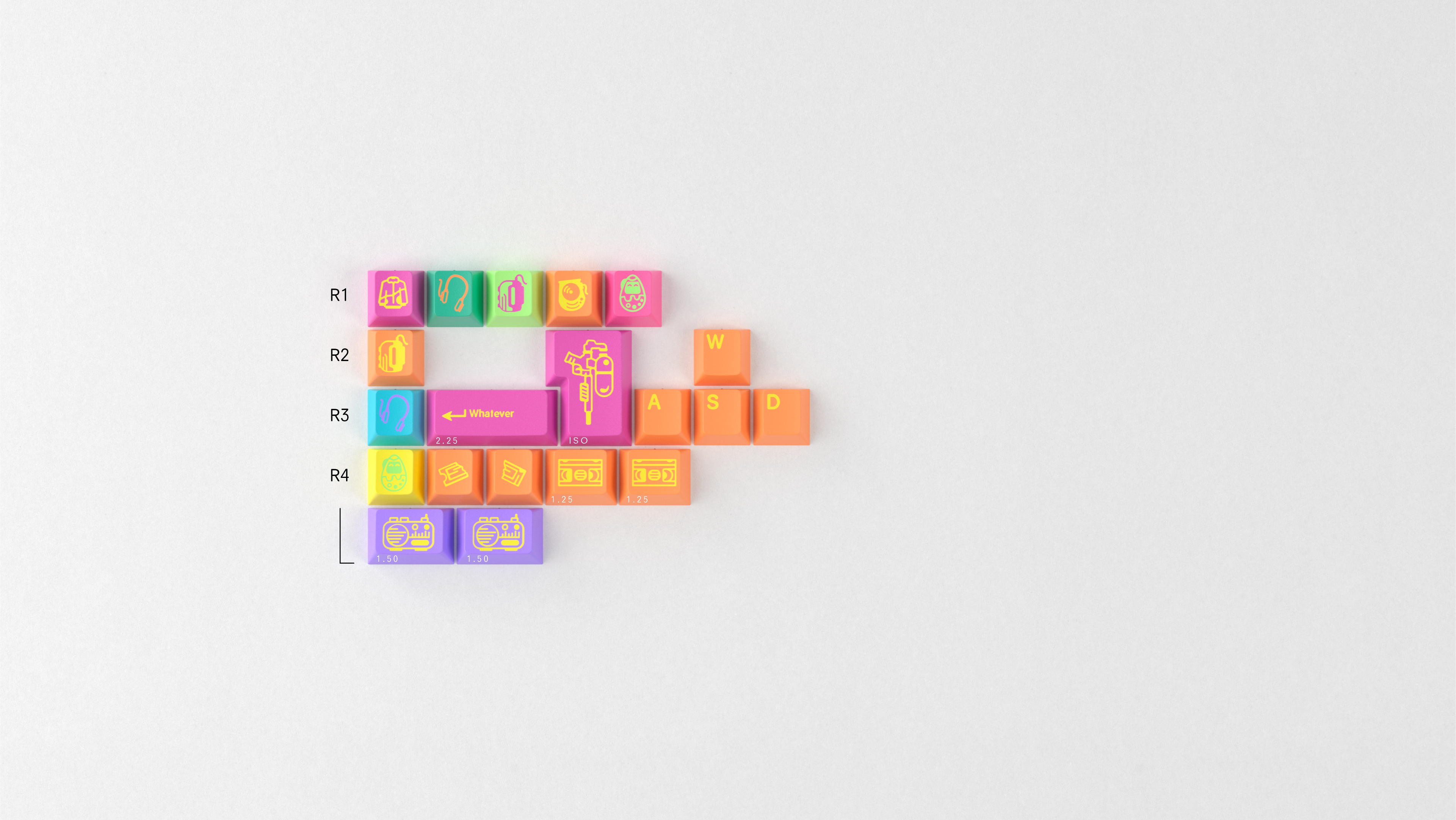 GMK CYL Windbreaker Keycaps