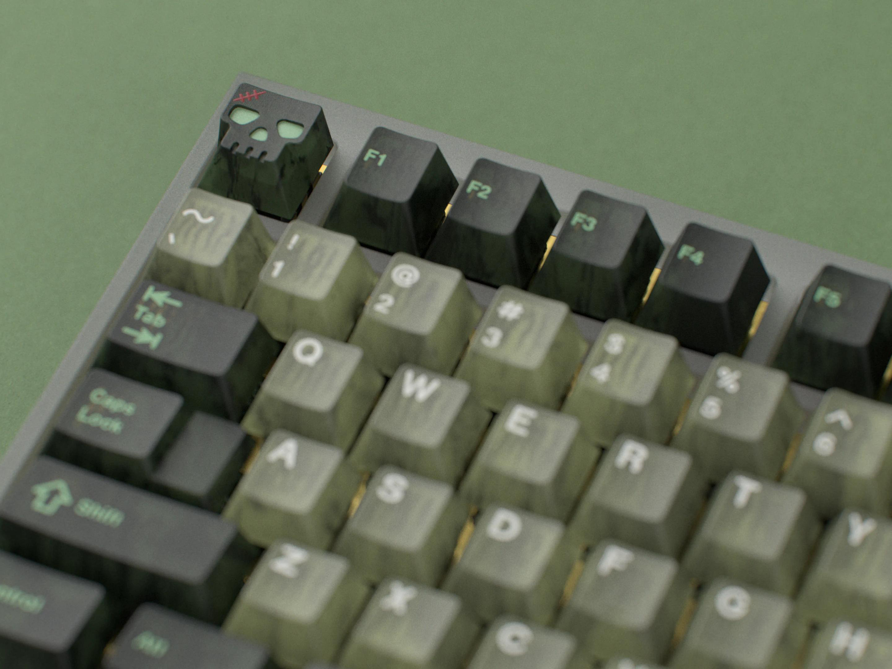 GMK CYL Zombie Keycaps