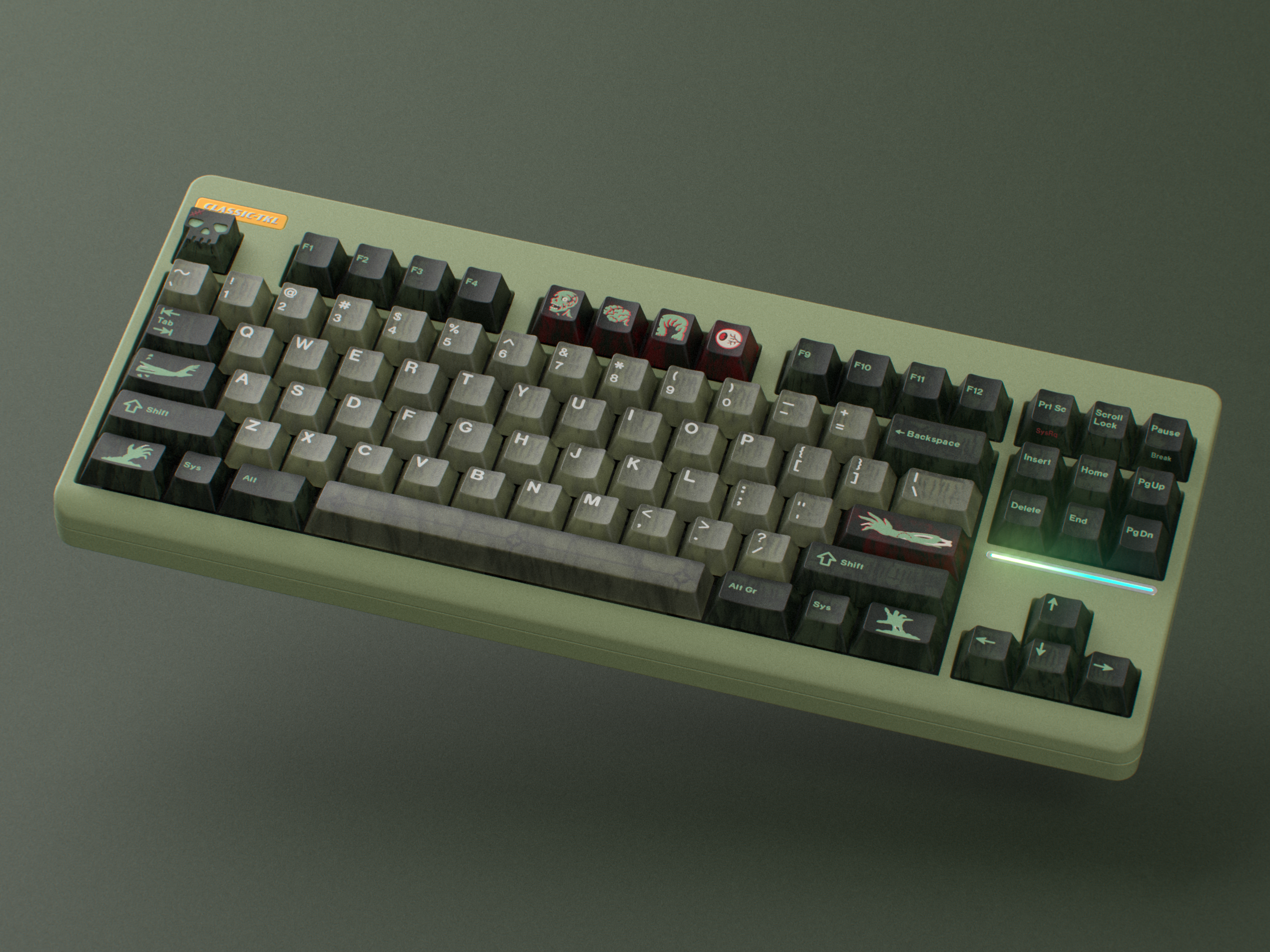 GMK CYL Zombie Keycaps