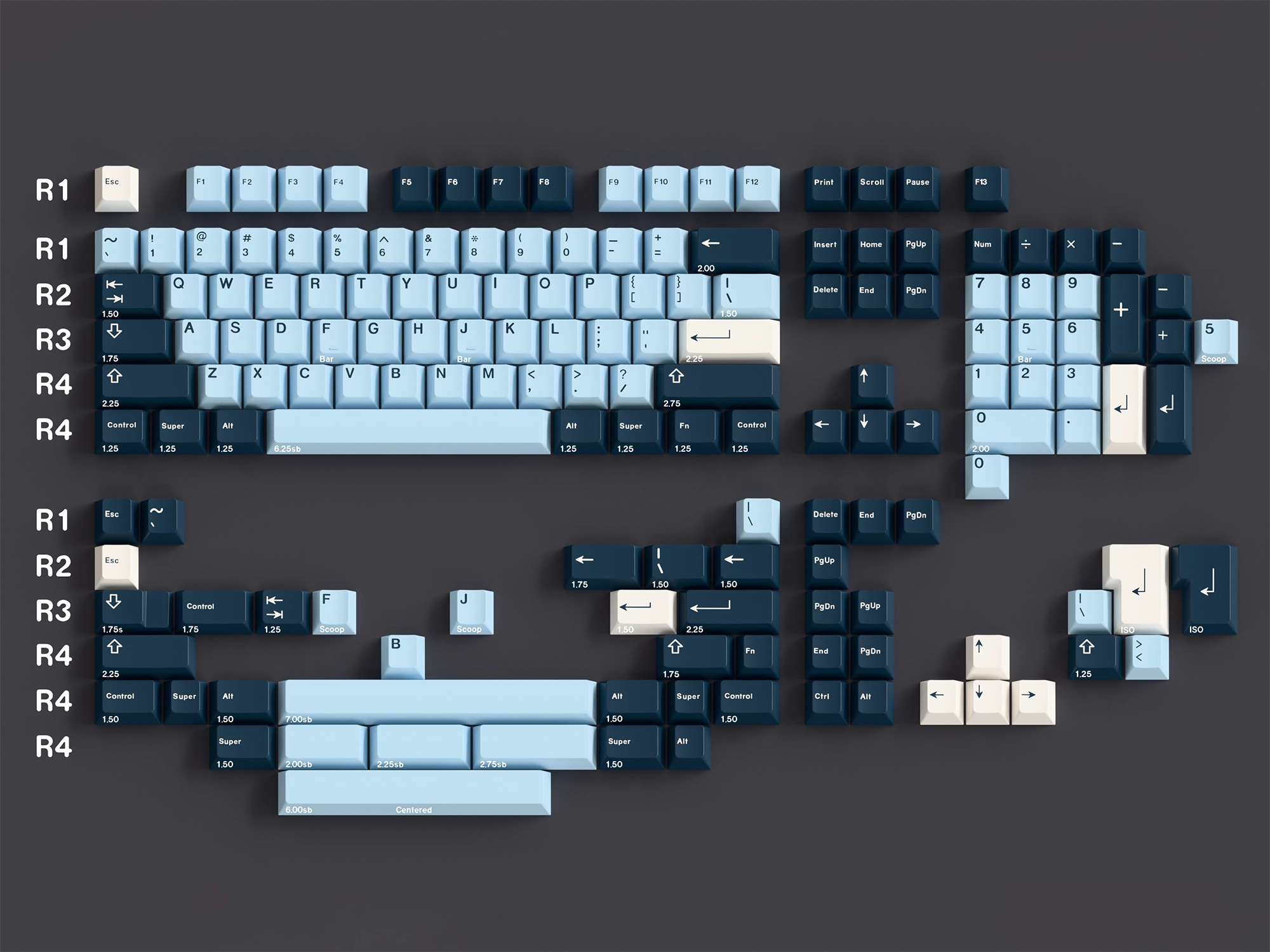 GMK CYL Mizu R2 Keycaps