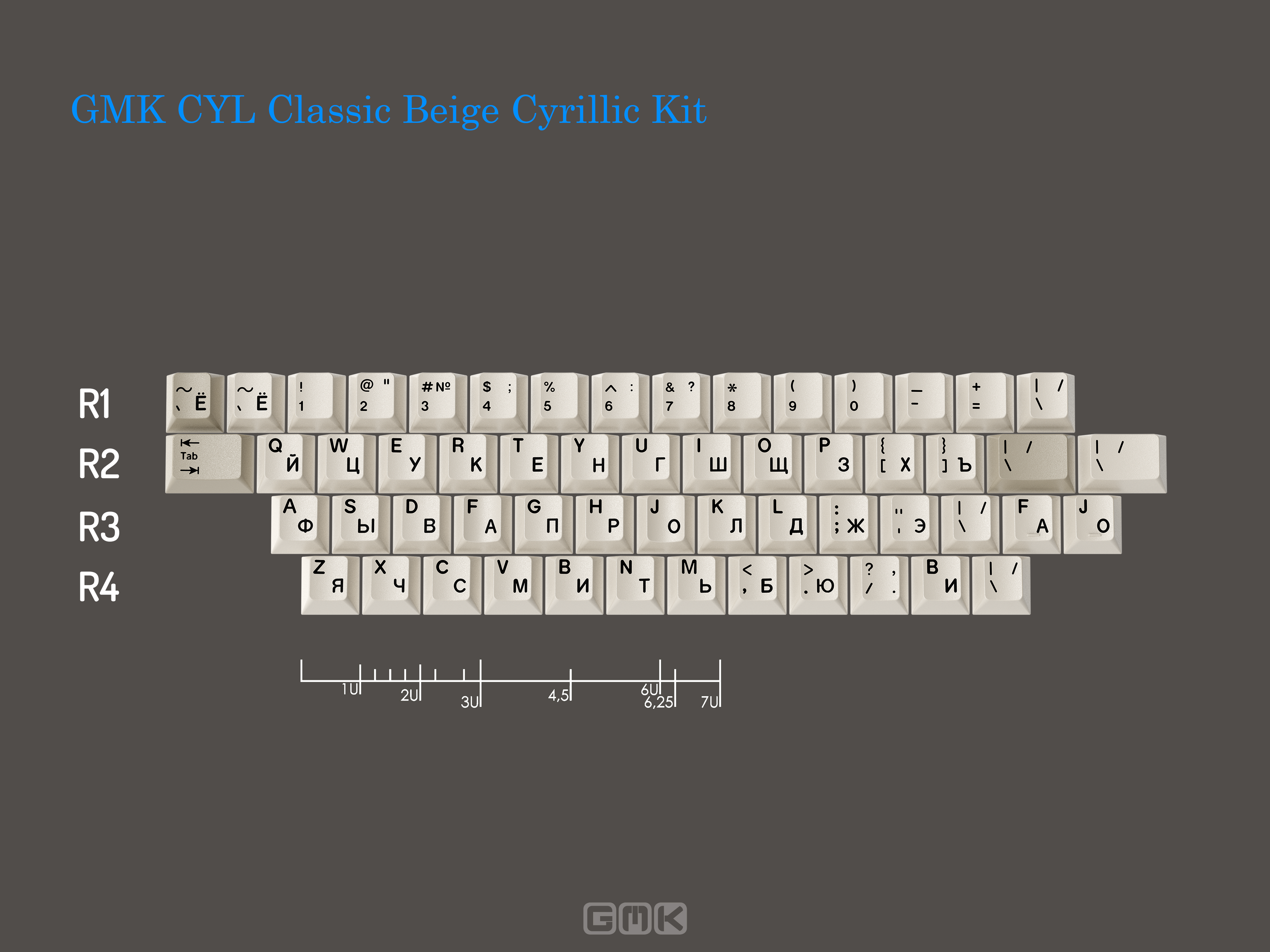 GMK CYL Classic Beige Keycaps