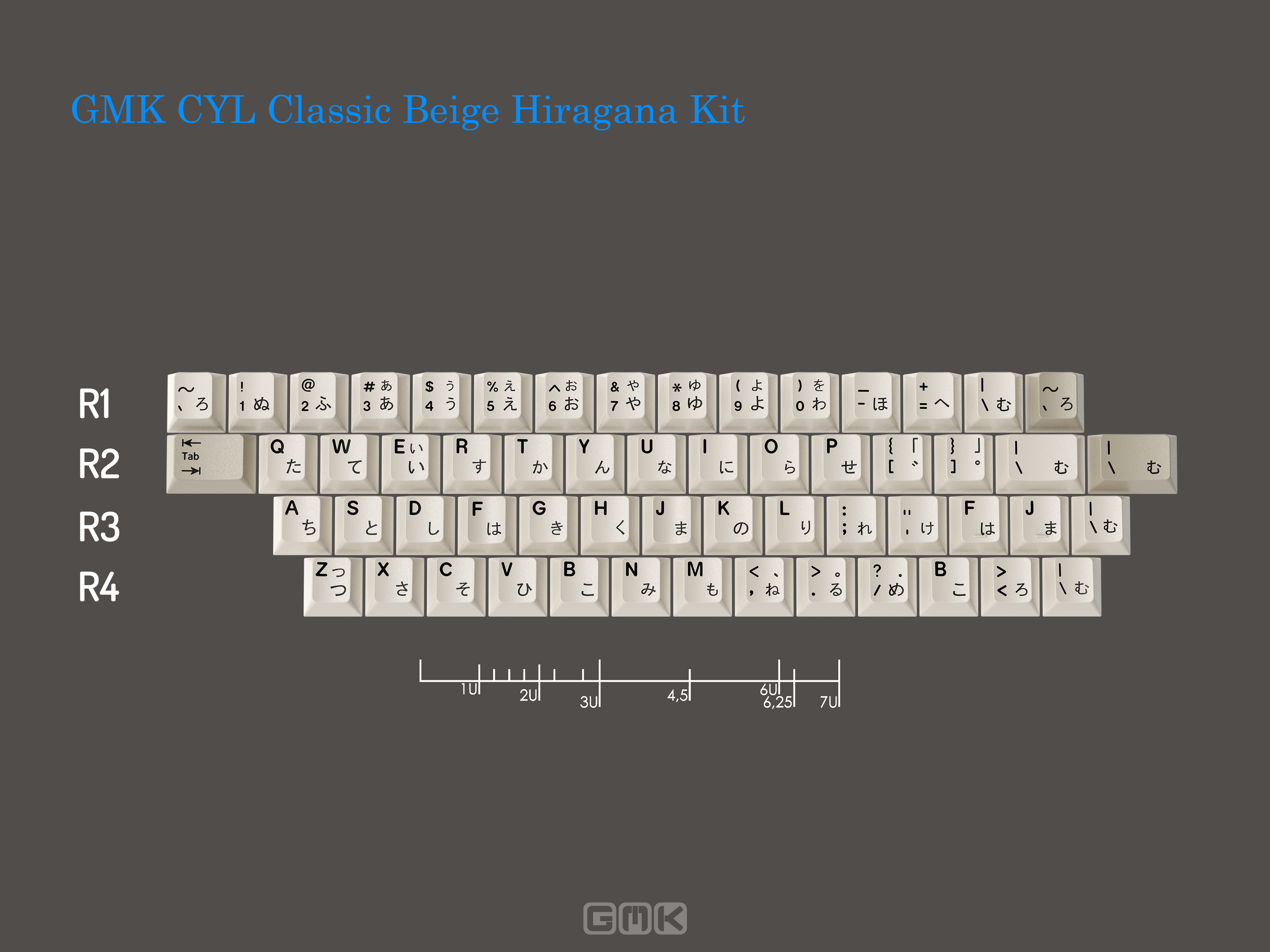 GMK CYL Classic Beige Keycaps