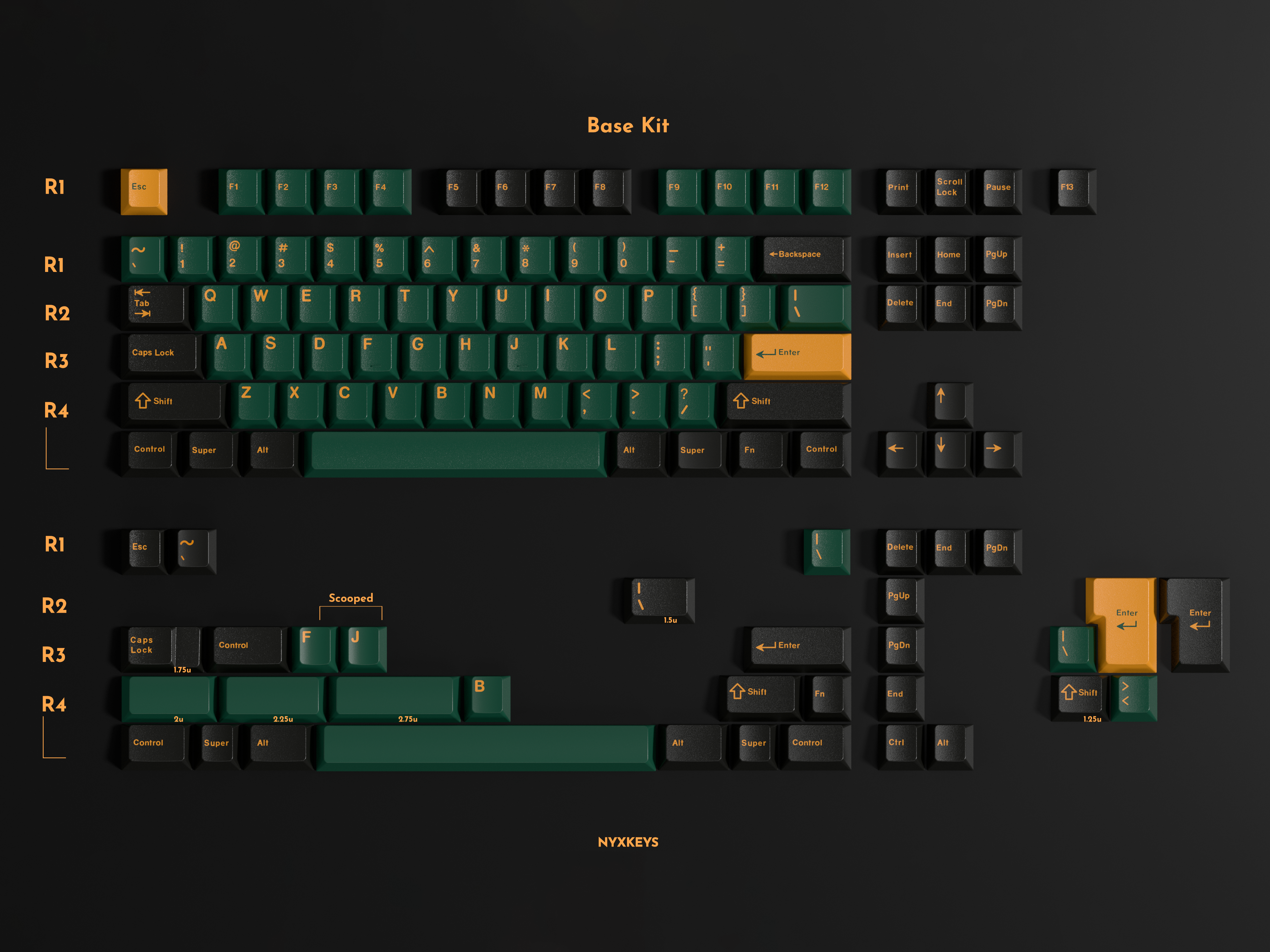 GMK CYL Salamander Keycaps