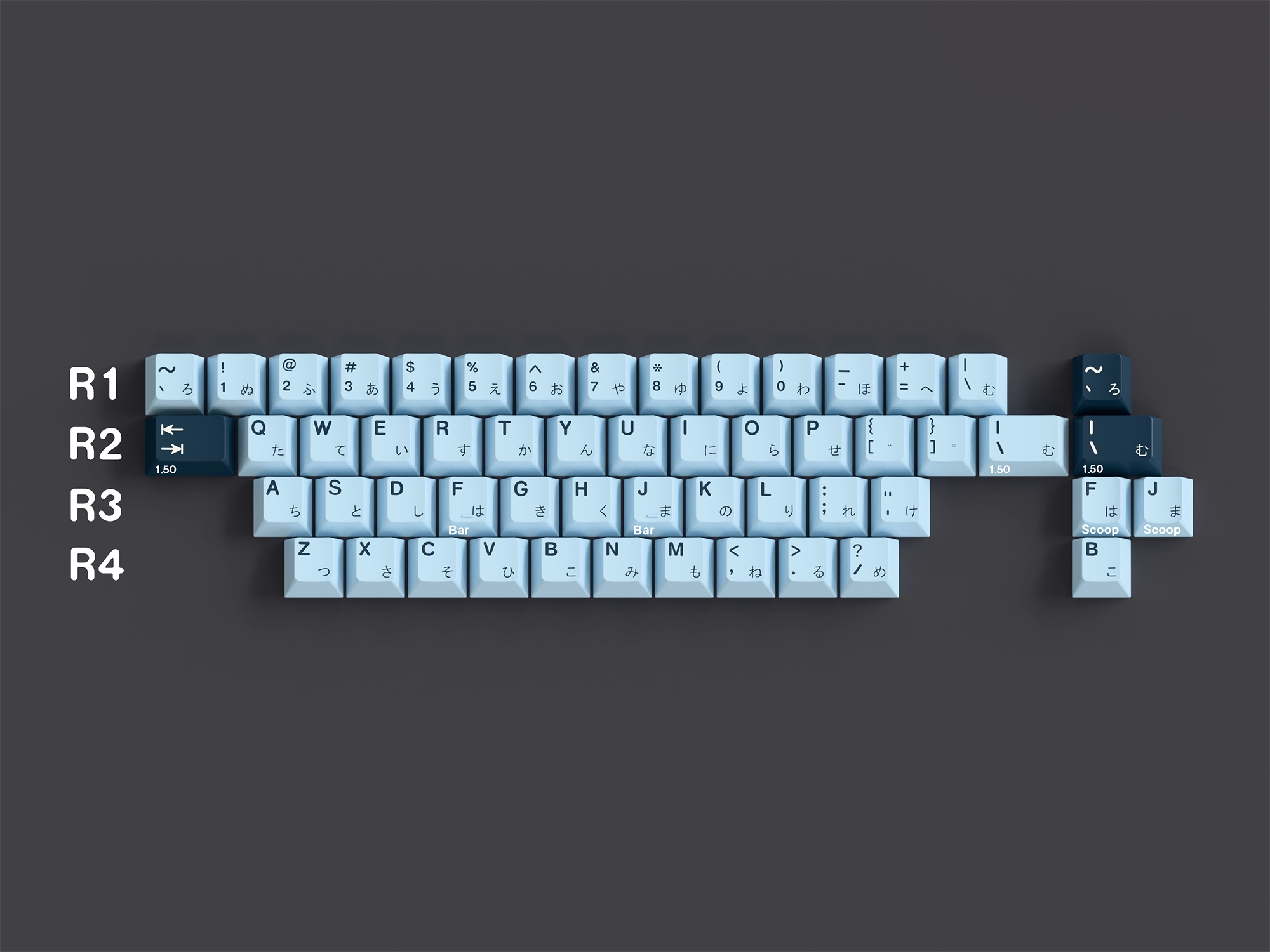 GMK CYL Mizu R2 Keycaps