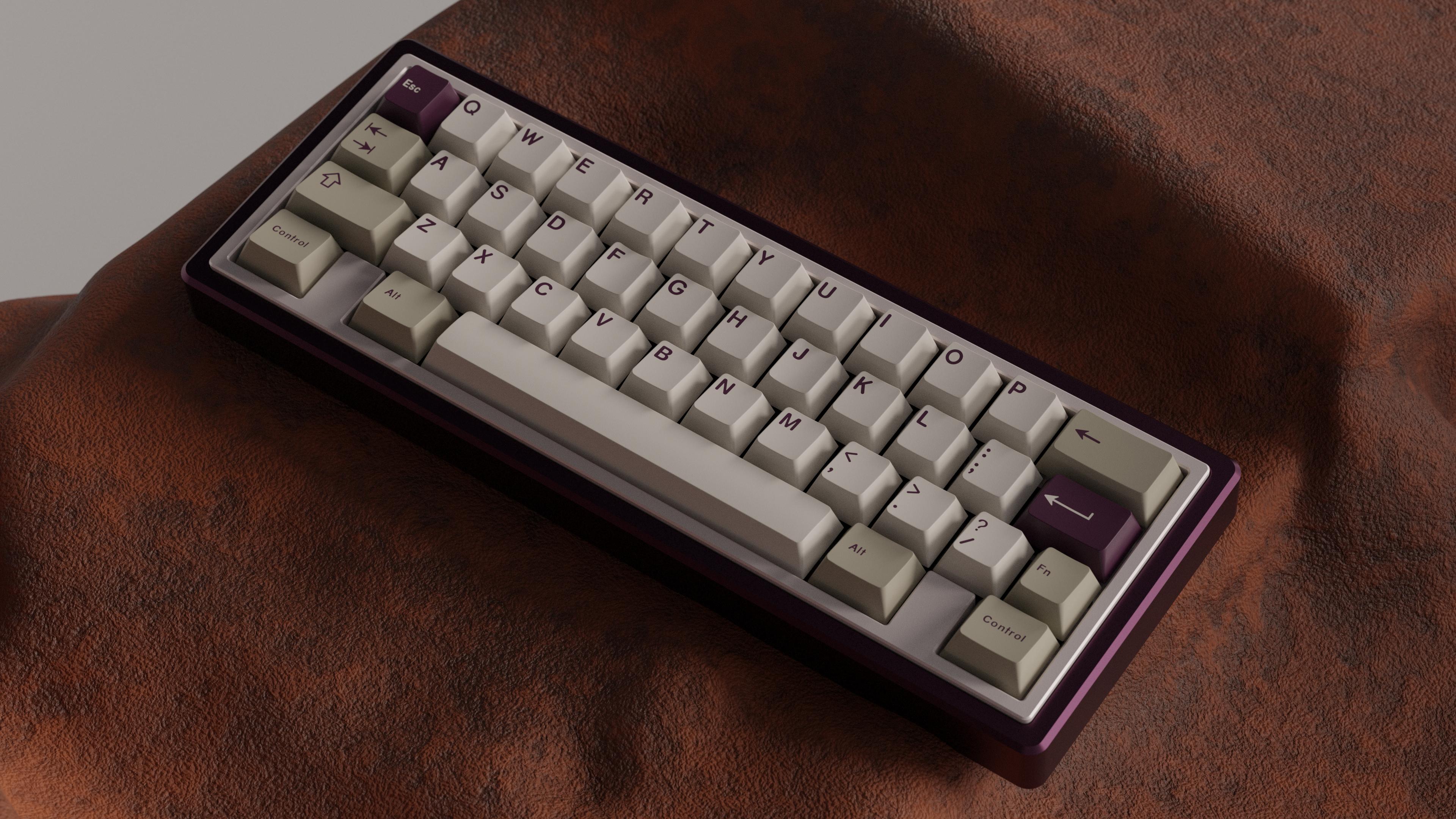 GMK CYL Violet Alert Keycaps