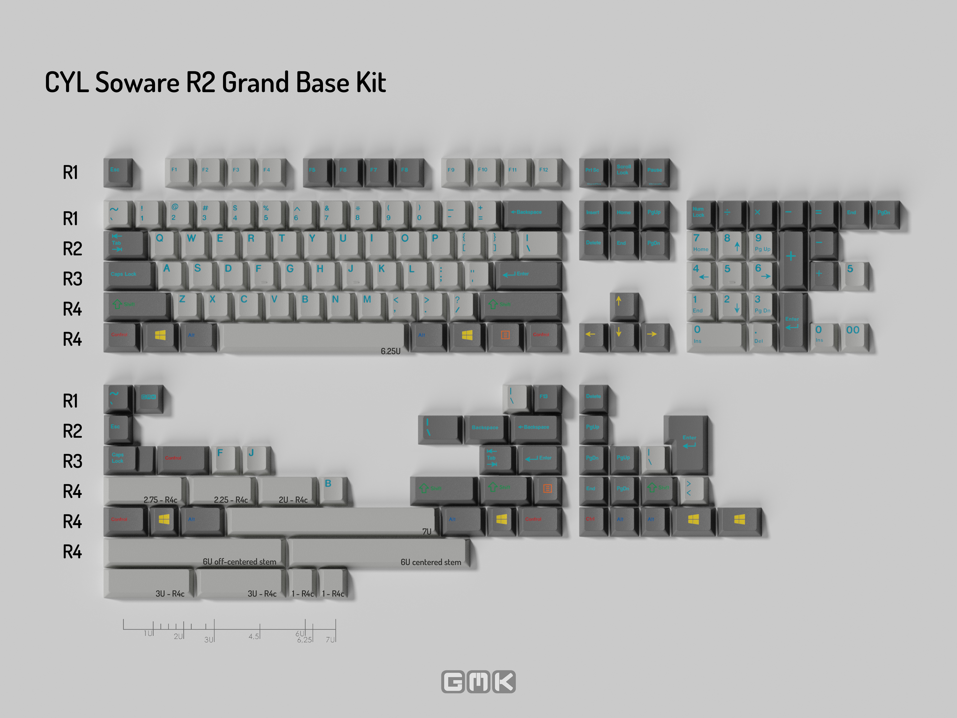 GMK CYL Soware R2 Keycaps