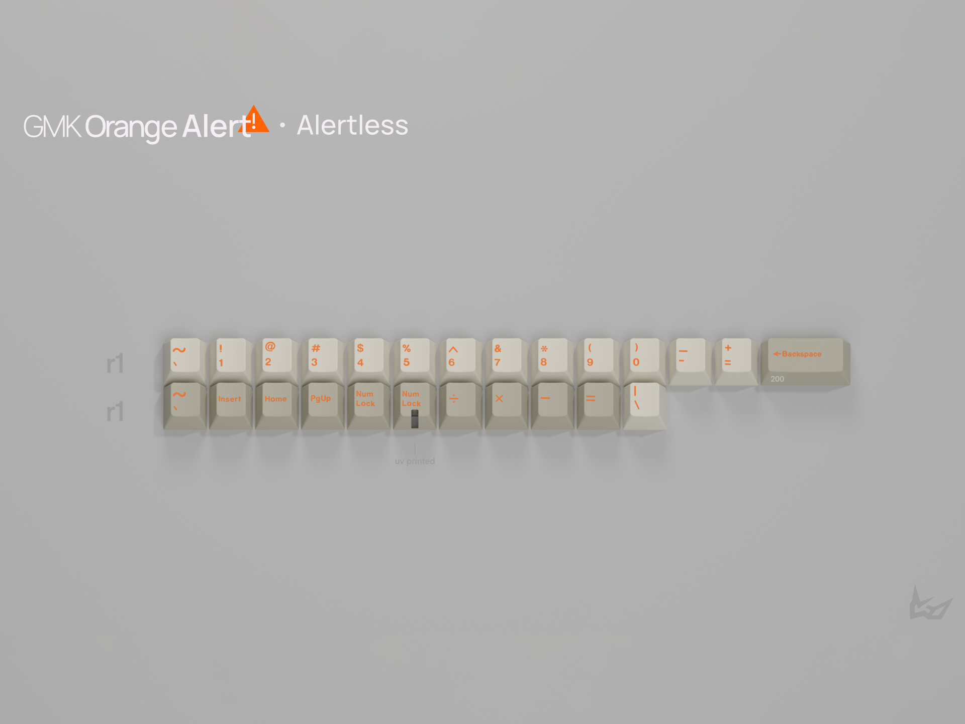 GMK CYL Orange Alert Keycaps
