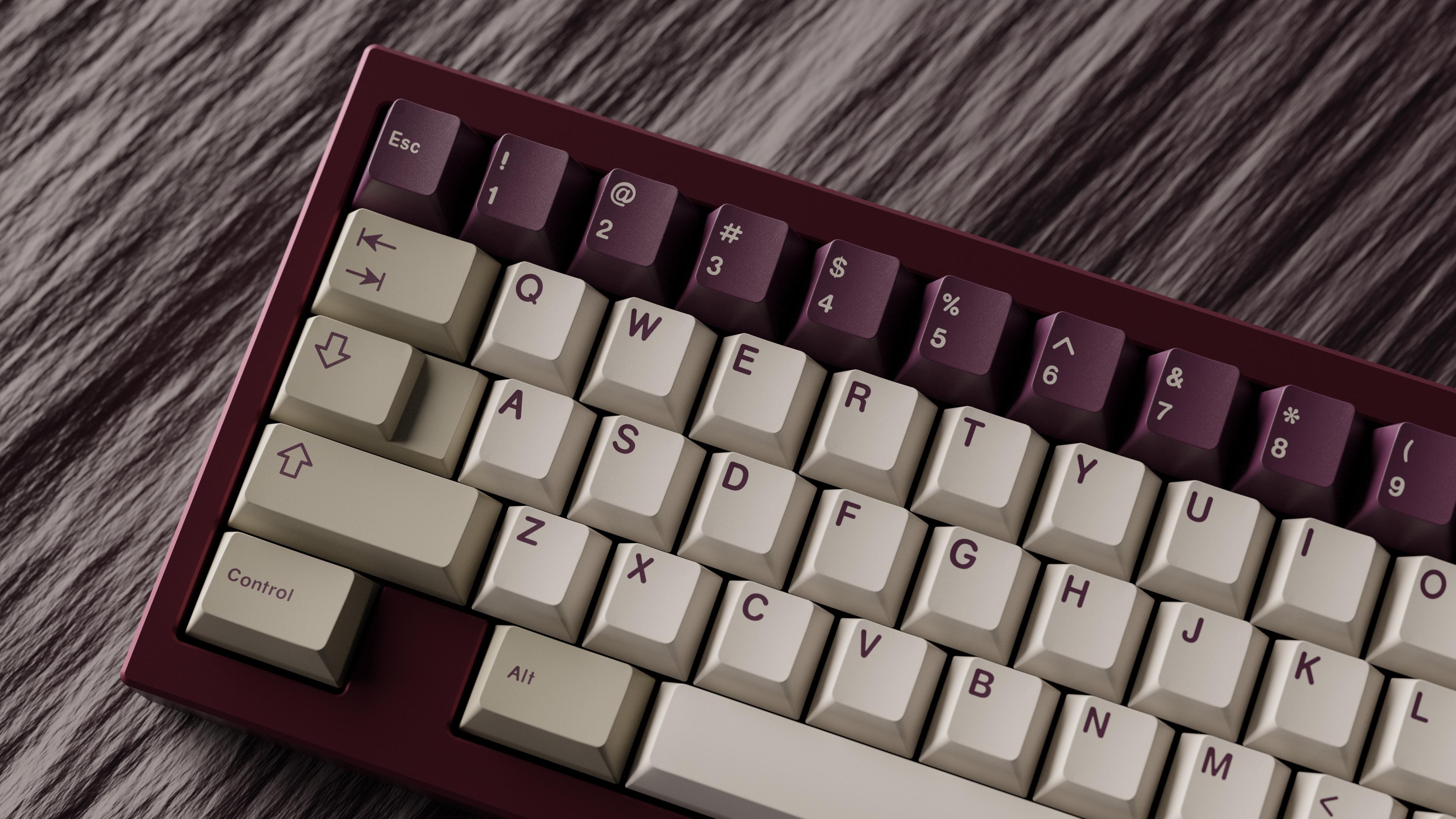 GMK CYL Violet Alert Keycaps GMK CYL Violet Alert Keycaps