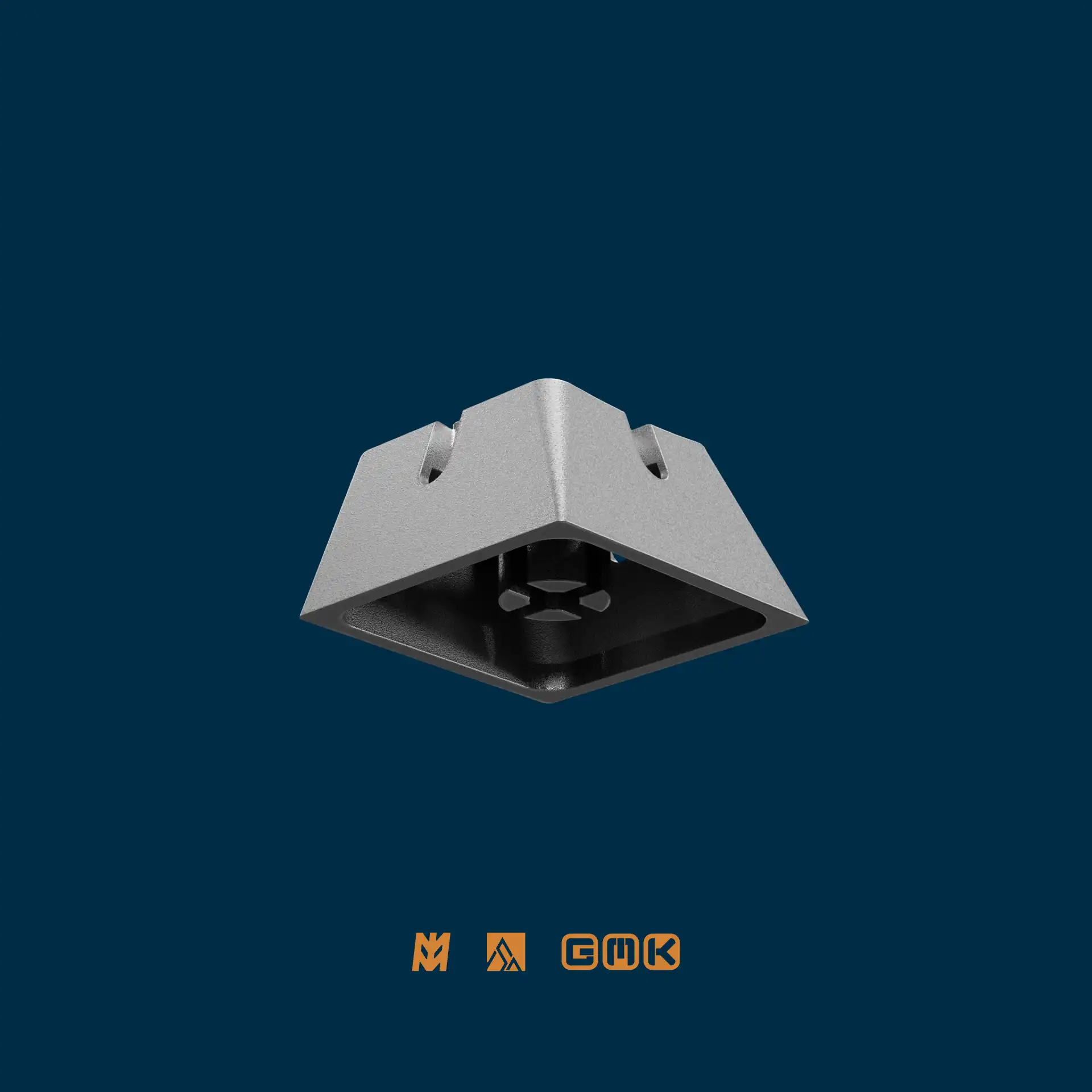 MVKB x Salvun Aluminium Artisan Keycap Bottom View