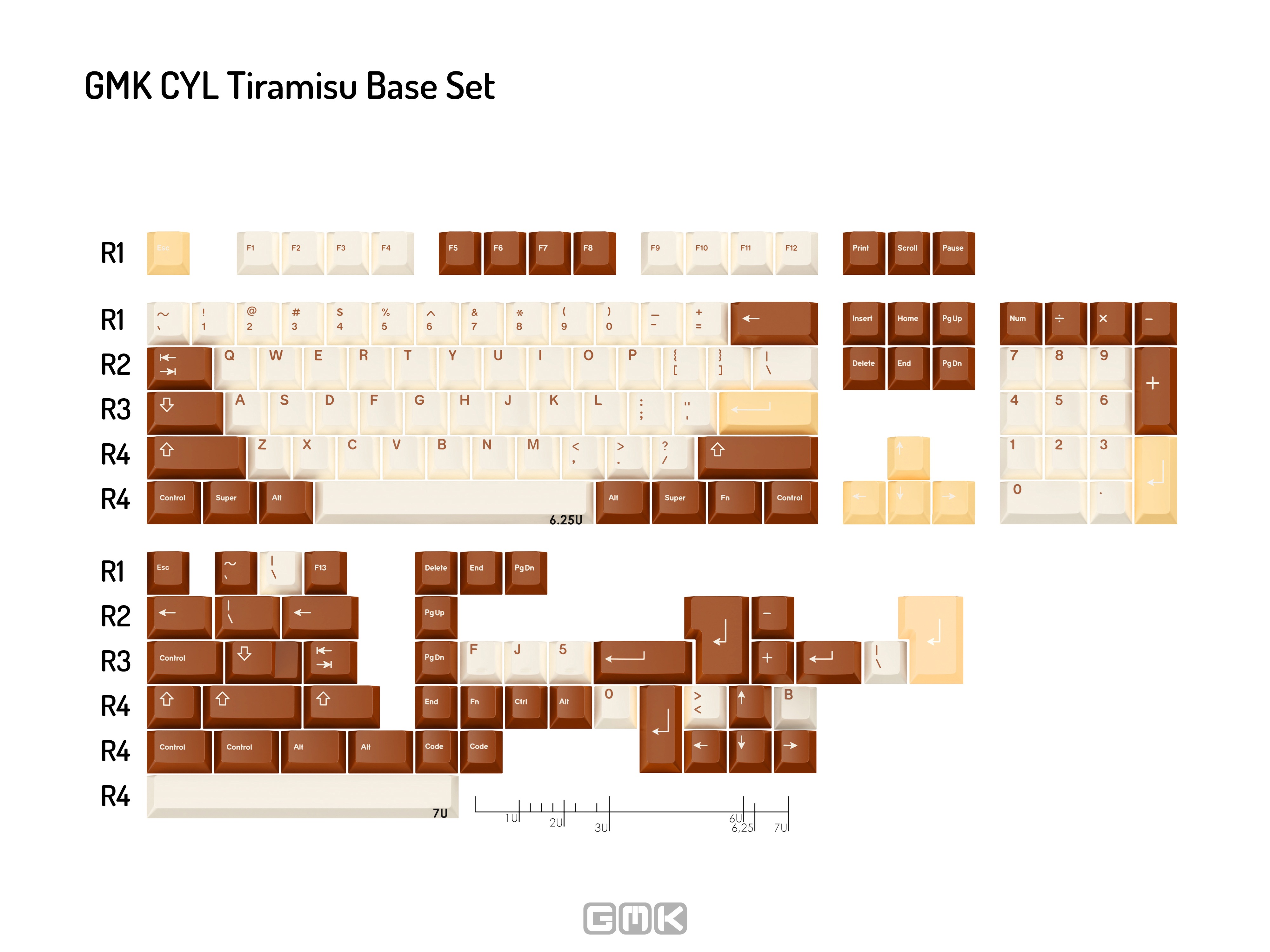 GMK CYL Tiramisu Keycaps GMK CYL Tiramisu Keycaps