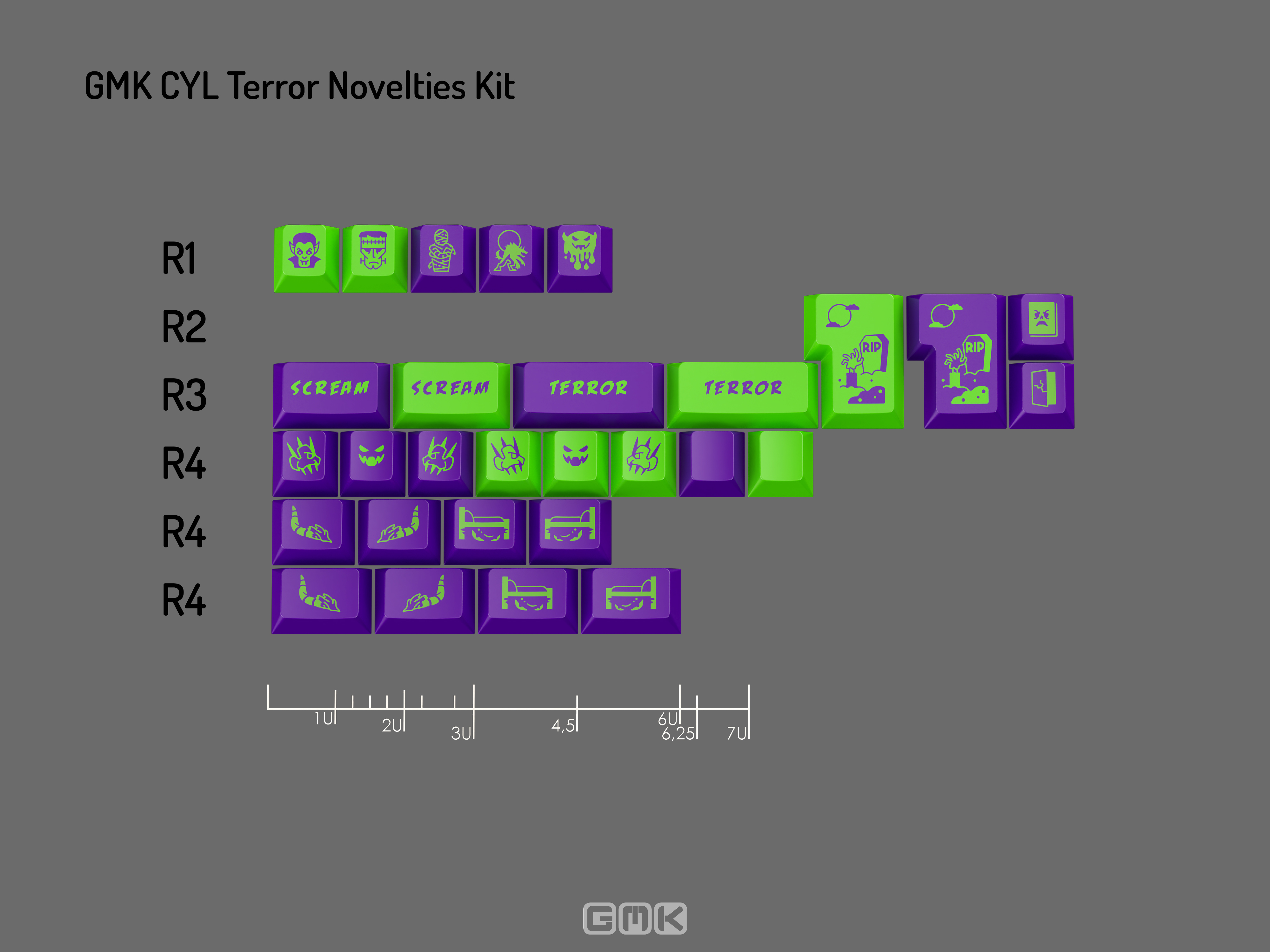 GMK CYL Terror Keycaps GMK CYL Terror Keycaps