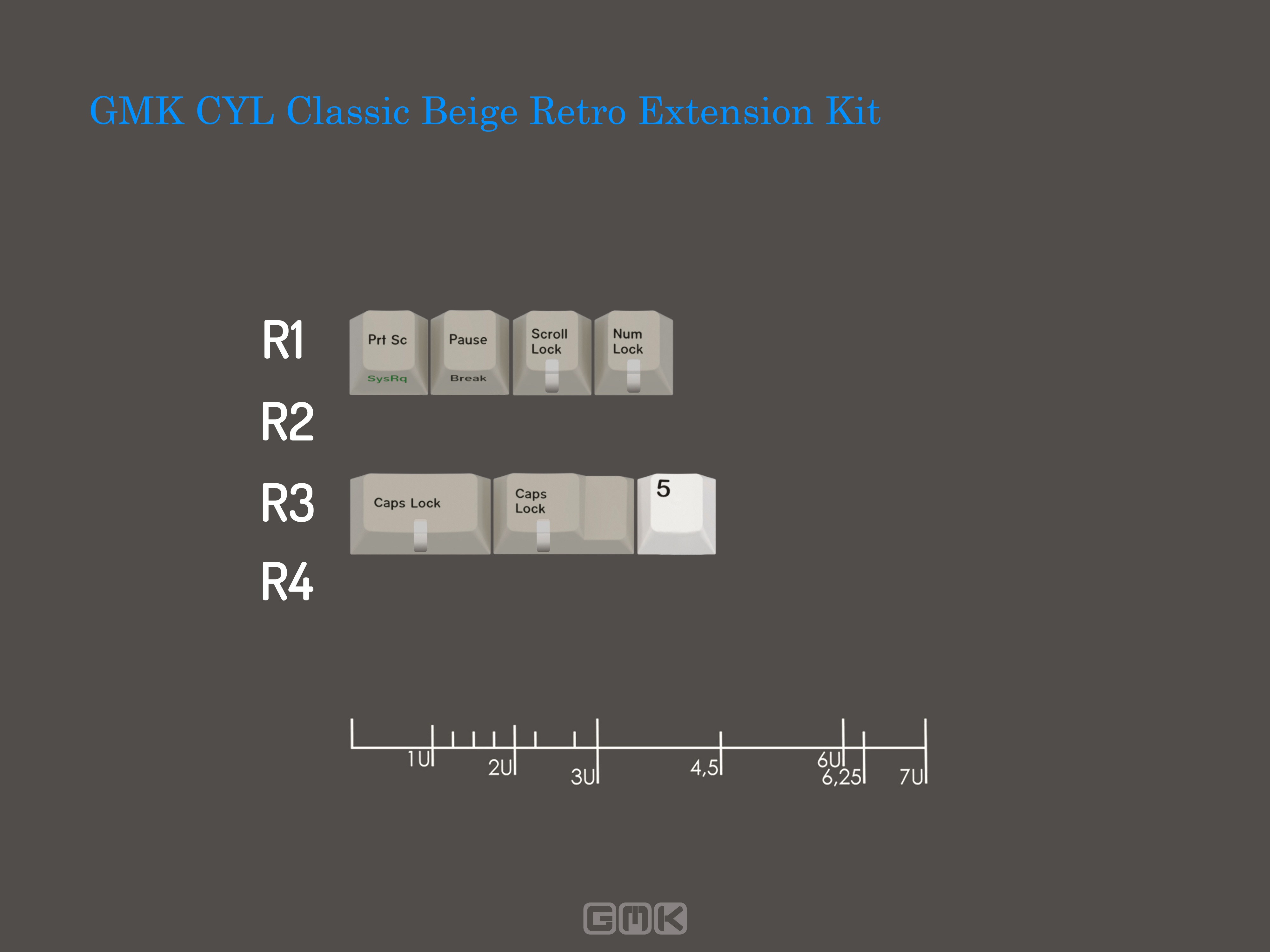 GMK CYL Classic Beige Keycaps