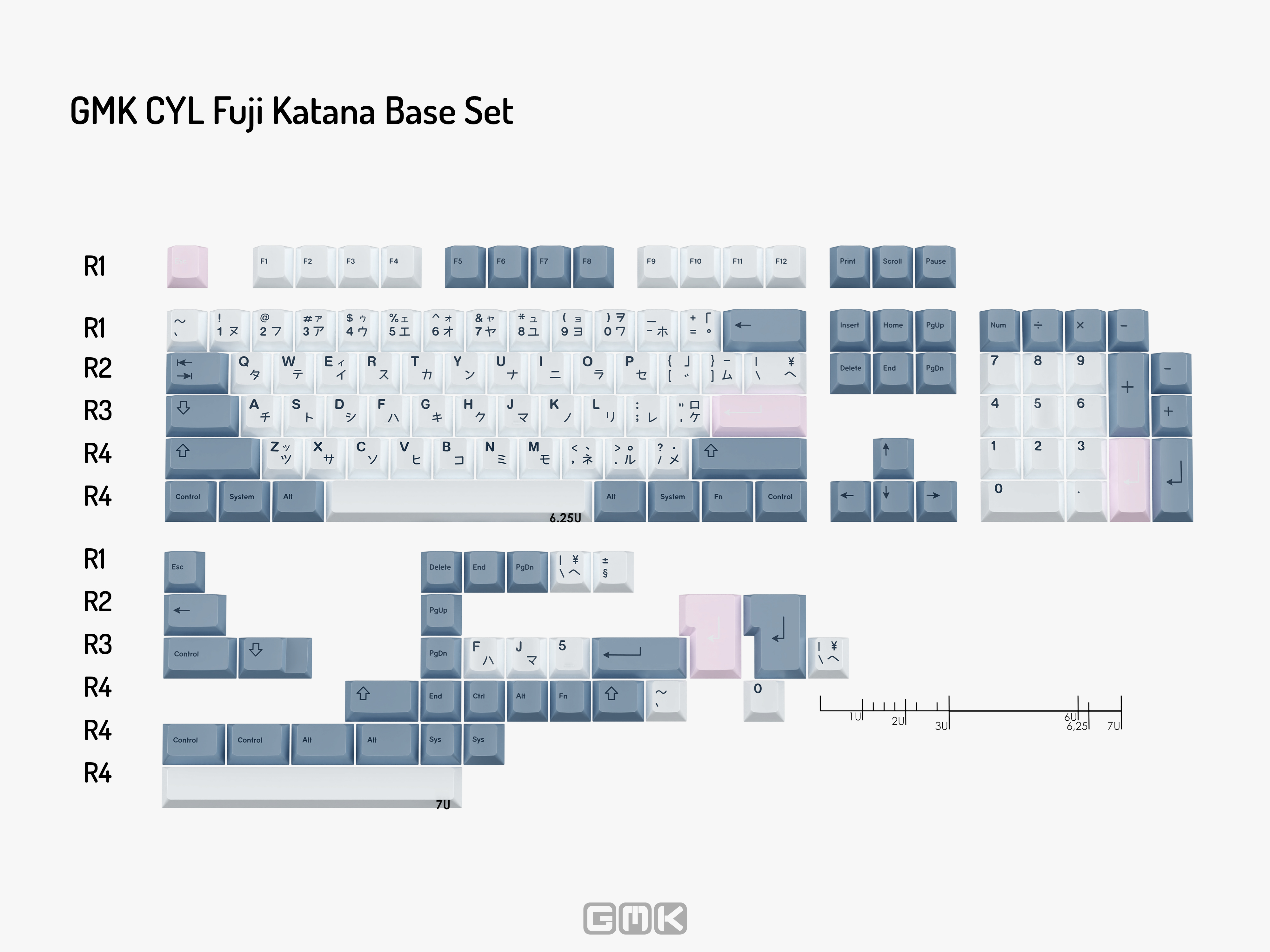 GMK CYL Fuji Keycaps GMK CYL Fuji Keycaps